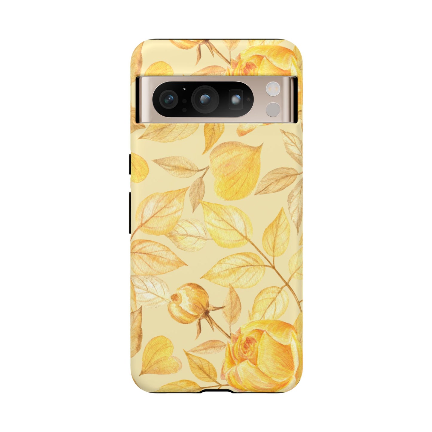 Yellow Dusk Tough Phone Case - Yellow Rose Design