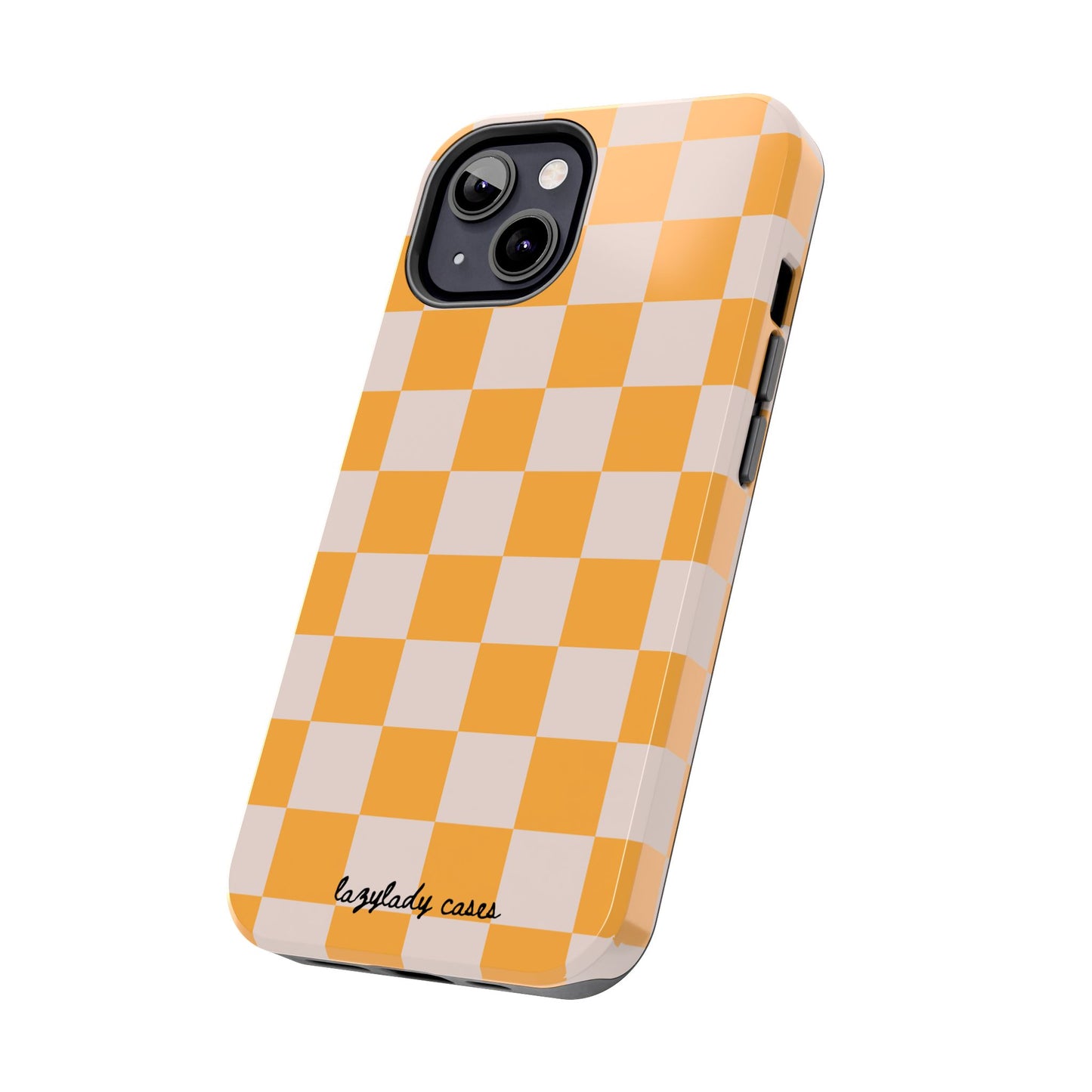 Bright Checkerboard Tough Phone Case - Stylish & Durable Protection