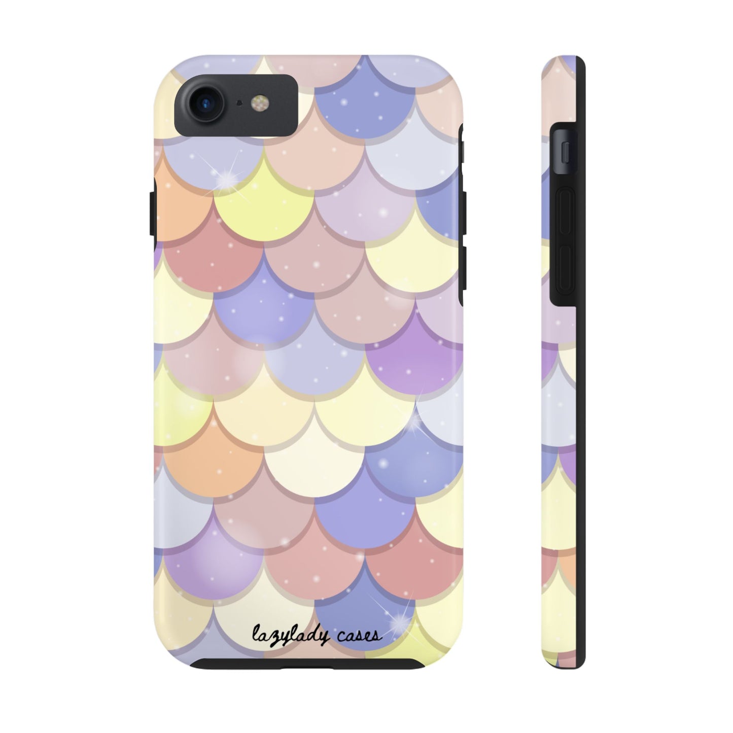 Mermaid Scale Tough Phone Case - Durable Protection with Colorful Design