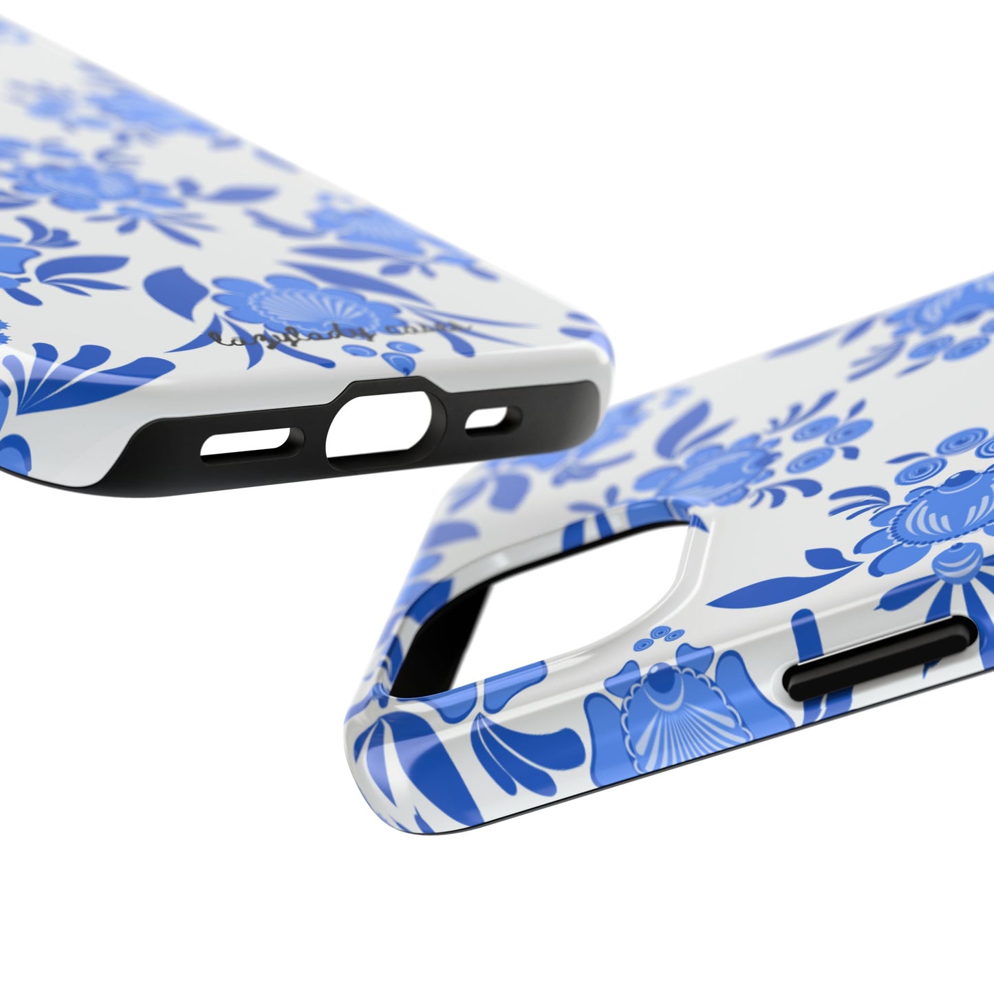 Floral Tough Phone Case - Stylish Protection for Everyday Use