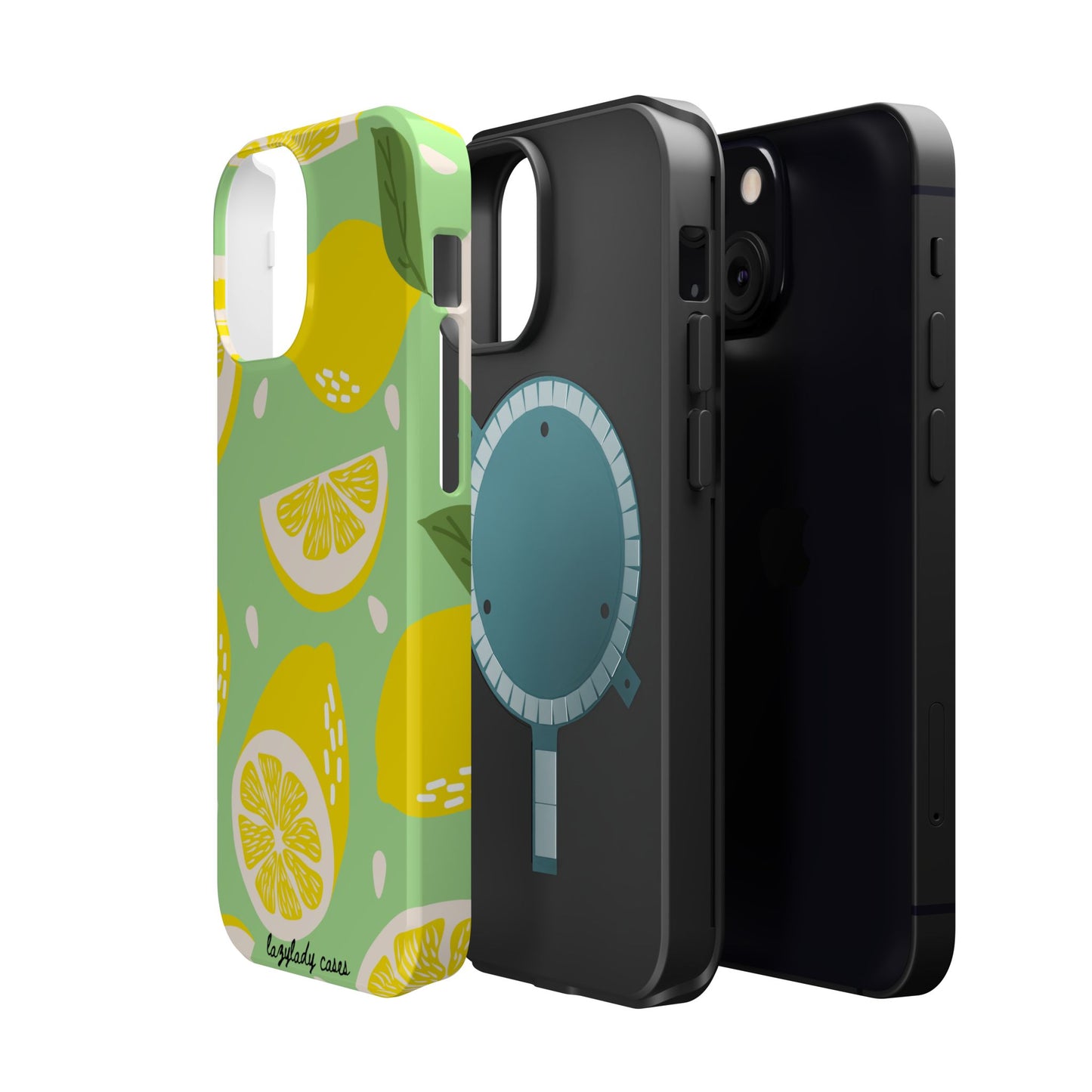 Lemonade Vibe Magnetic Phone Case - Bright Citrus Design for Summer Fun