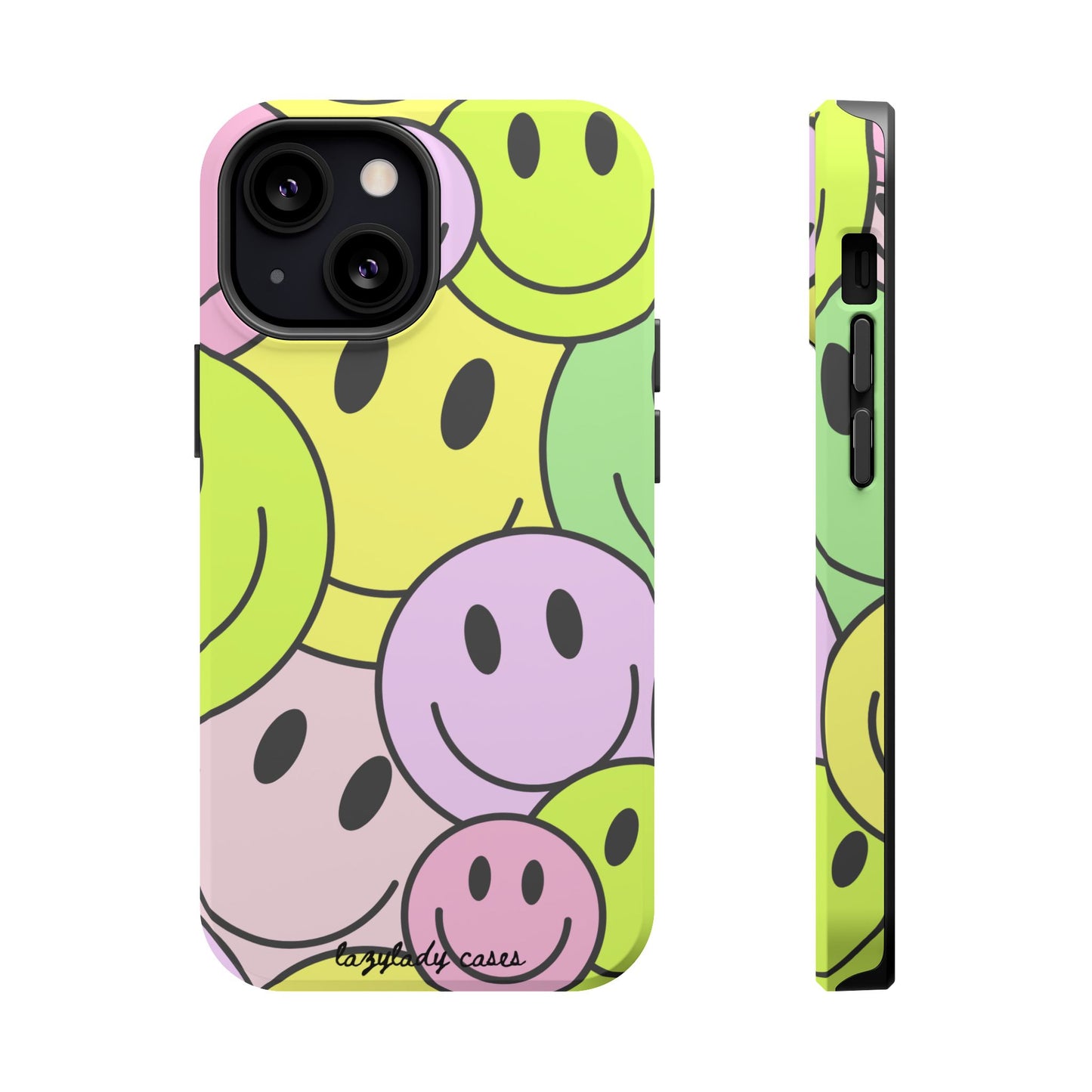 Colorful Smiley Face Magnetic Tough Case for Fun-Loving Individuals