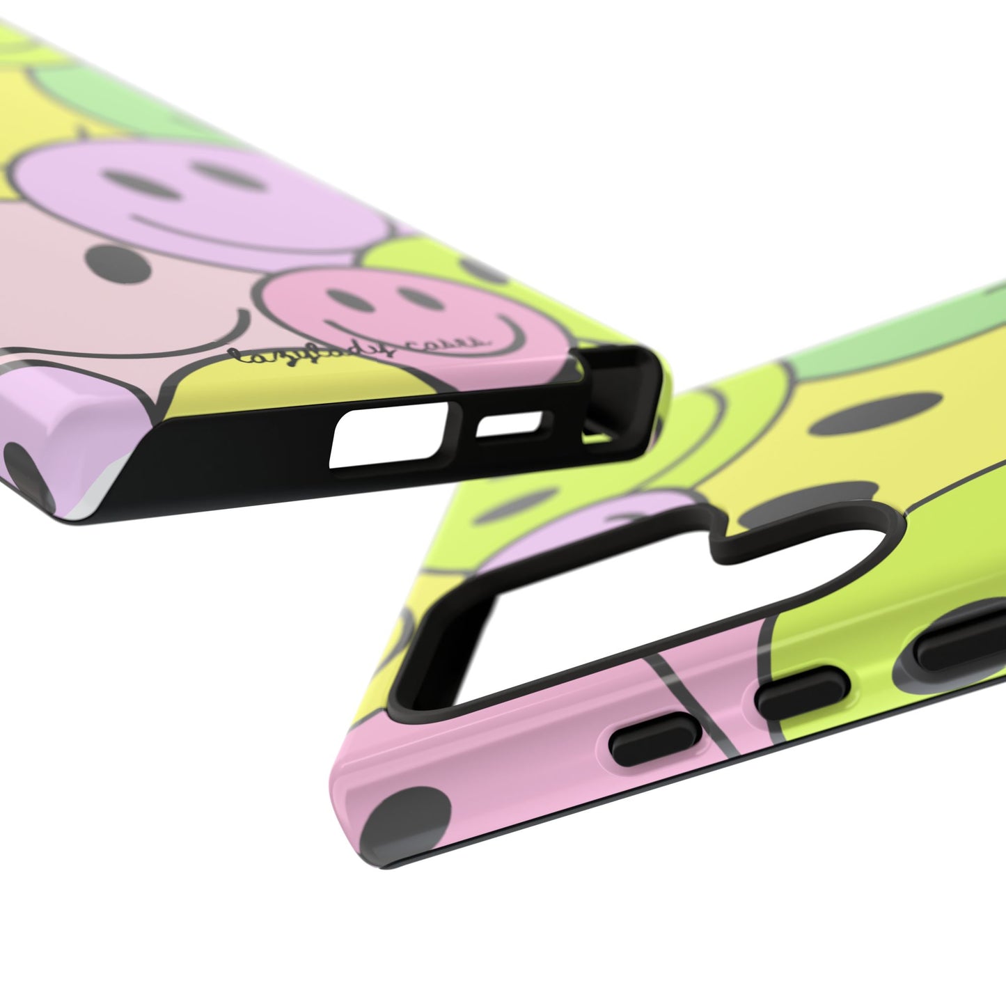Colorful Smile Face Phone Case - Tough Protection & Fun Design