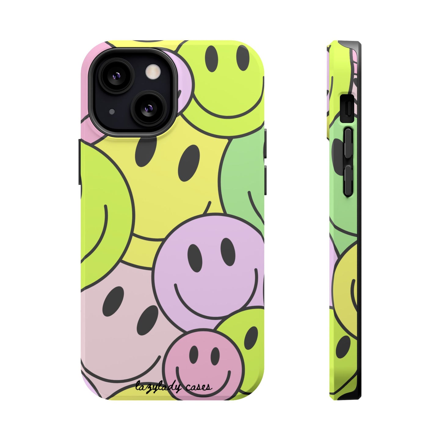 Colorful Smiley Face Magnetic Tough Case for Fun-Loving Individuals
