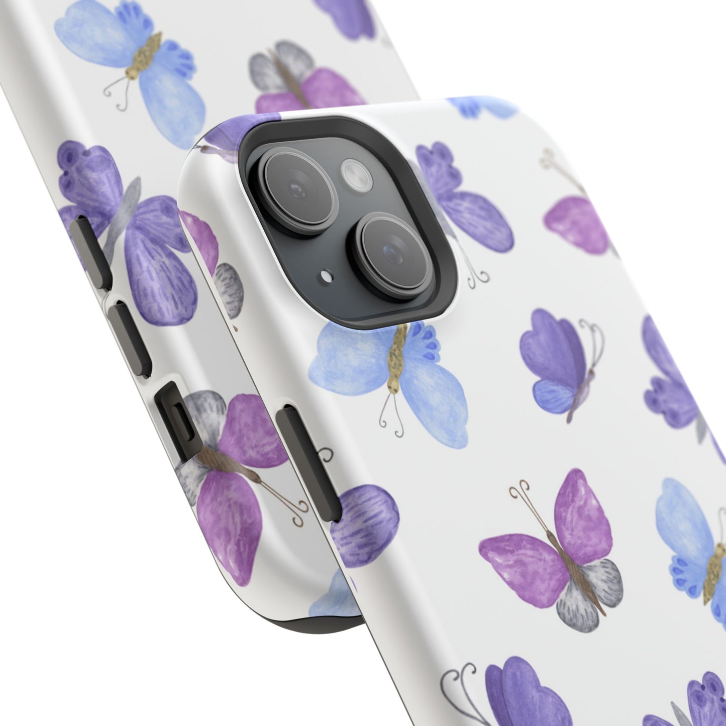 Butterfly Impact-Resistant Phone Case - Stylish & Durable Protection