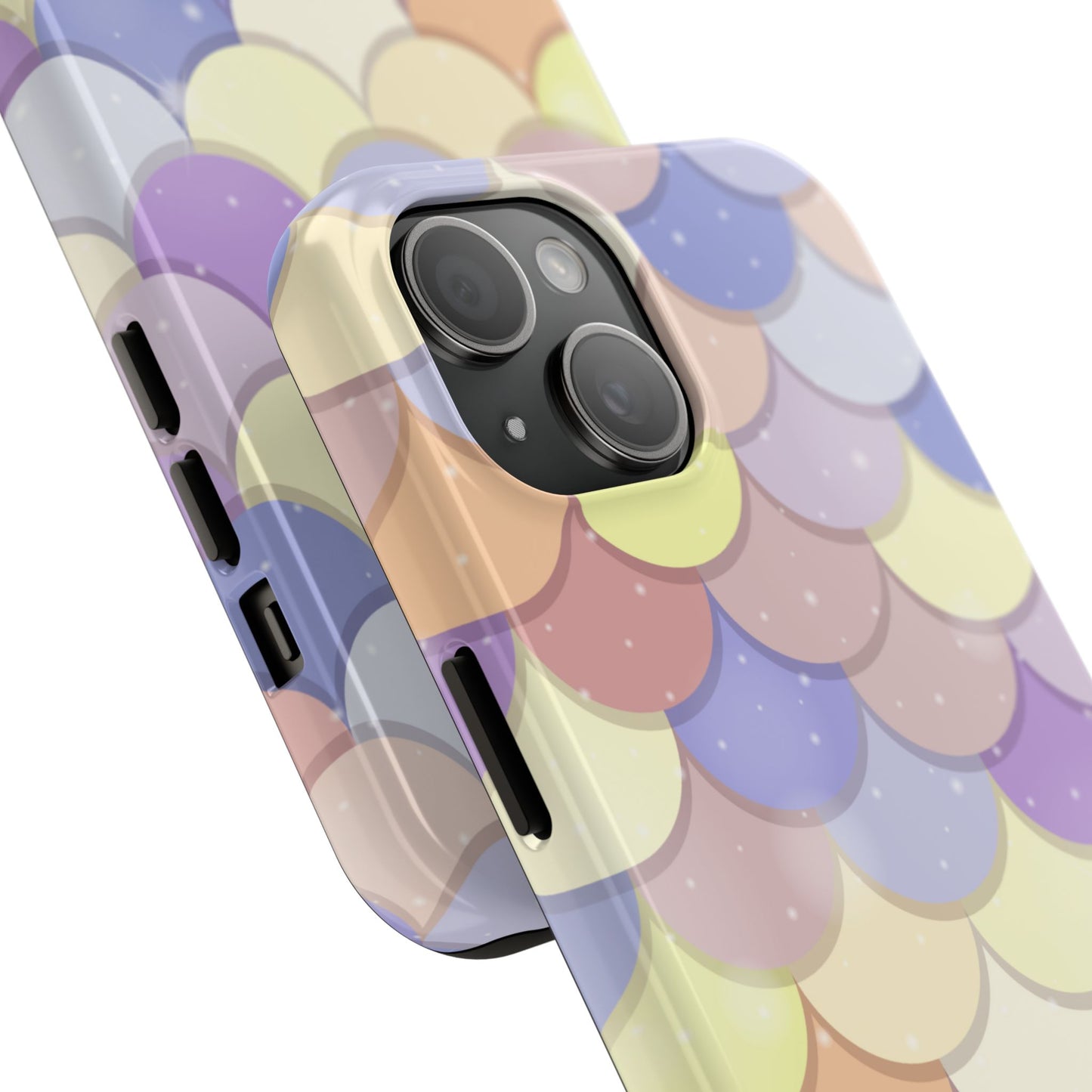 Mermaid Scale Tough Phone Case - Durable Protection with Colorful Design