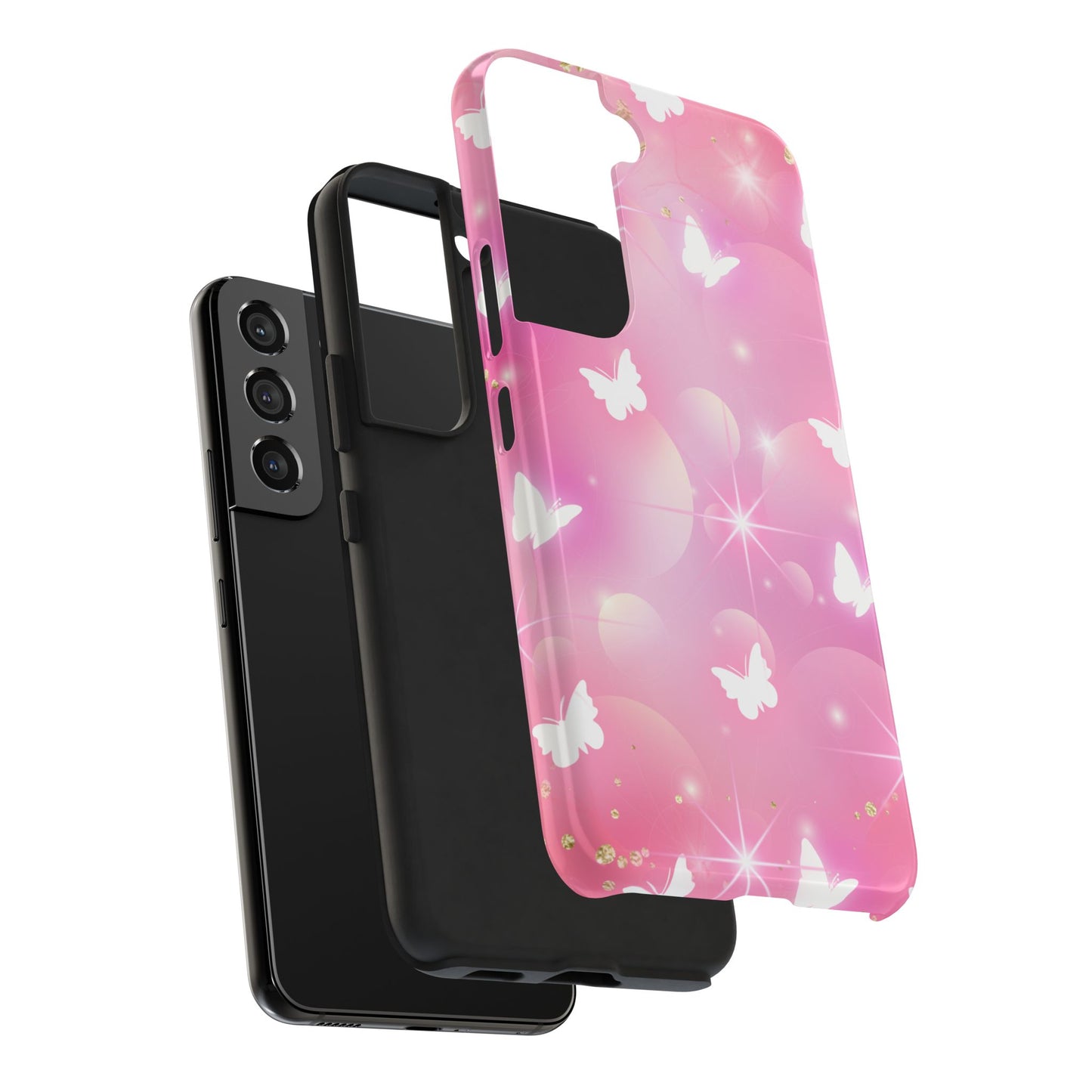 Butterfly Bloom Tough Phone Cases, Stylish Protection, Gifts for Her, Trendy Accessories, Spring Vibe, Phone Cover
