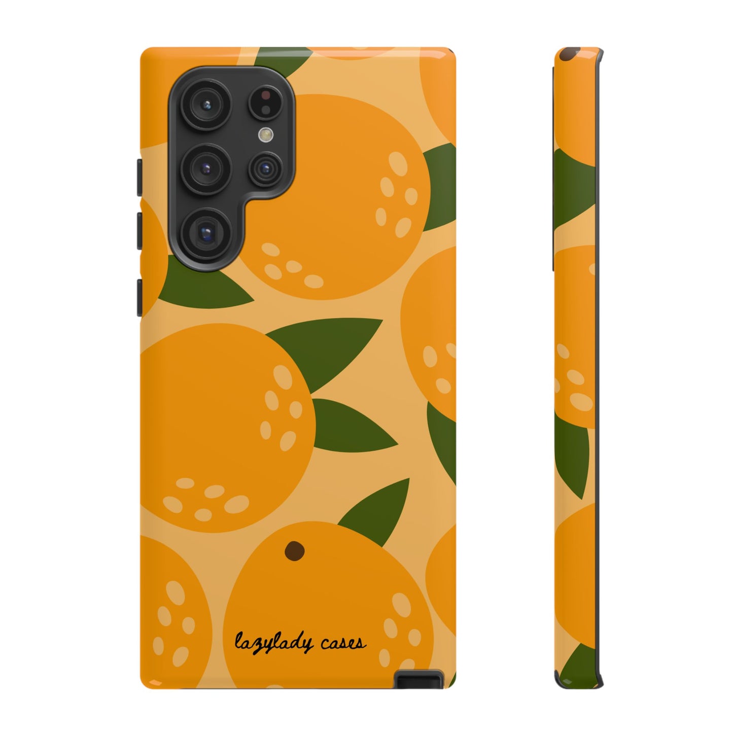 Citrus Orange Phone Case - Tough Cases for Trendy Protection