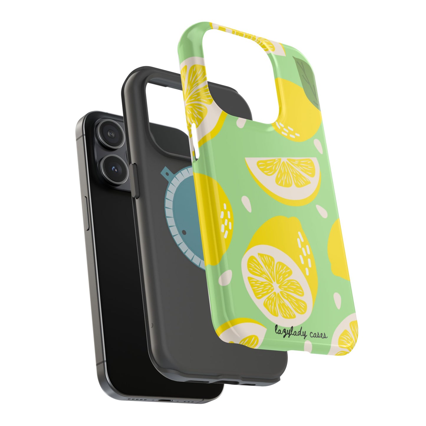 Lemonade Vibe Magnetic Phone Case - Bright Citrus Design for Summer Fun