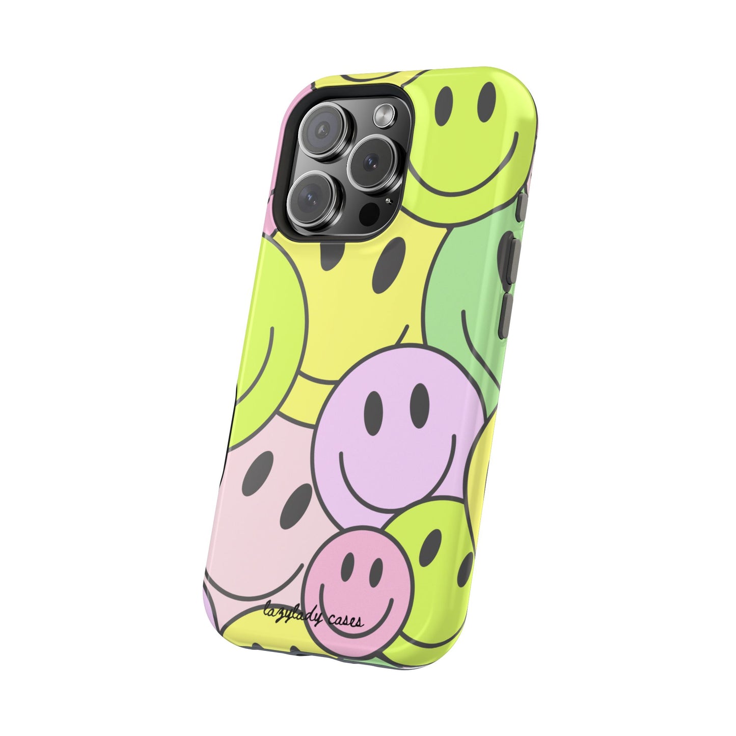 Colorful Smiley Face Magnetic Tough Case for Fun-Loving Individuals