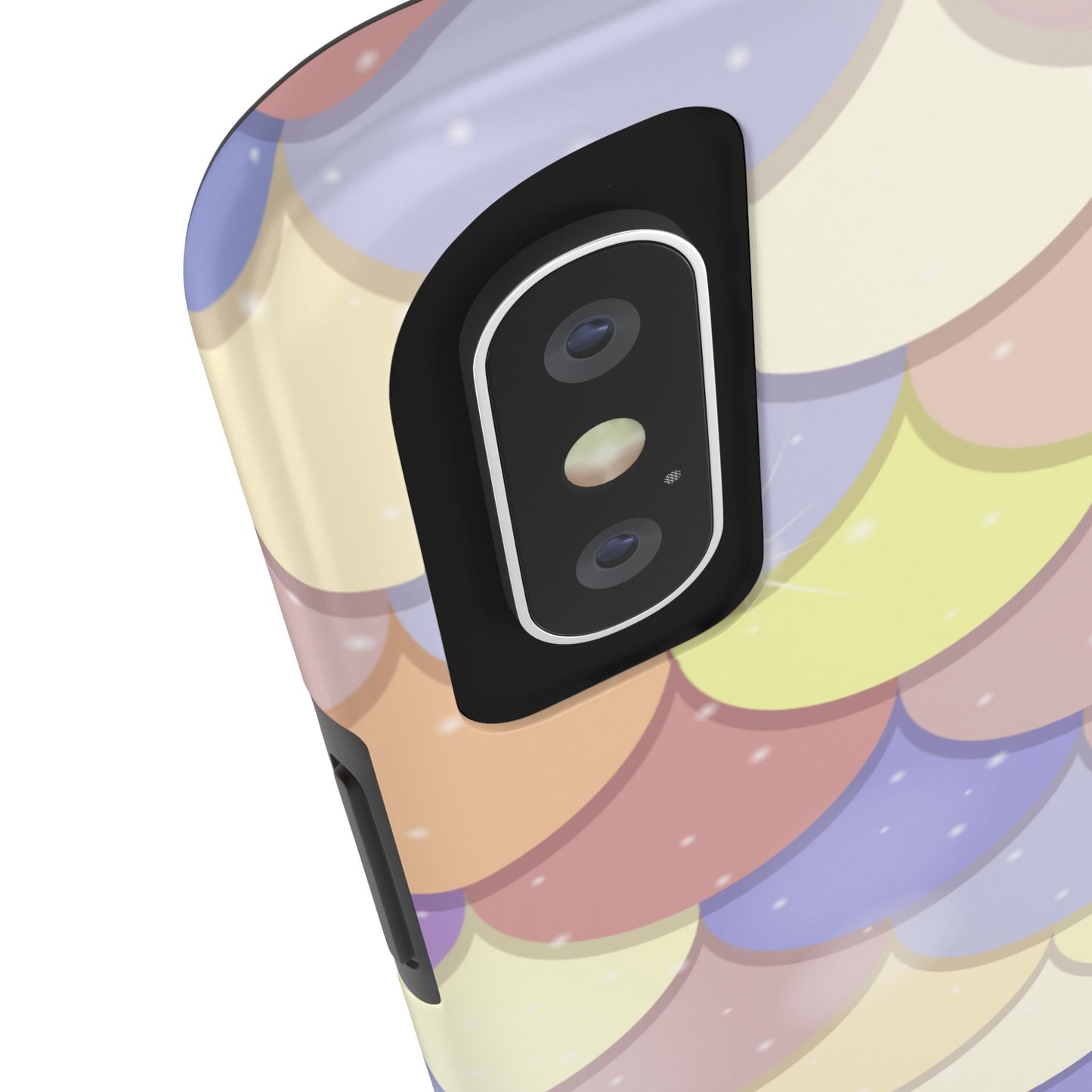 Mermaid Scale Tough Phone Case - Durable Protection with Colorful Design