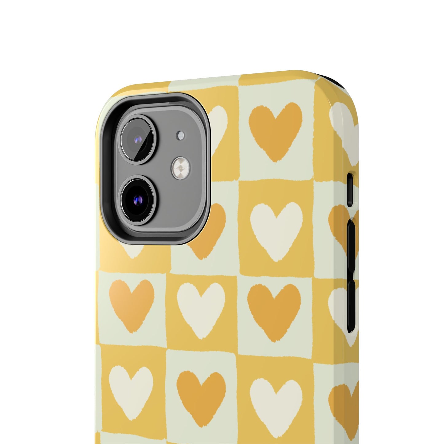Heart Pattern Tough Phone Case - Cute & Durable for Everyday Use