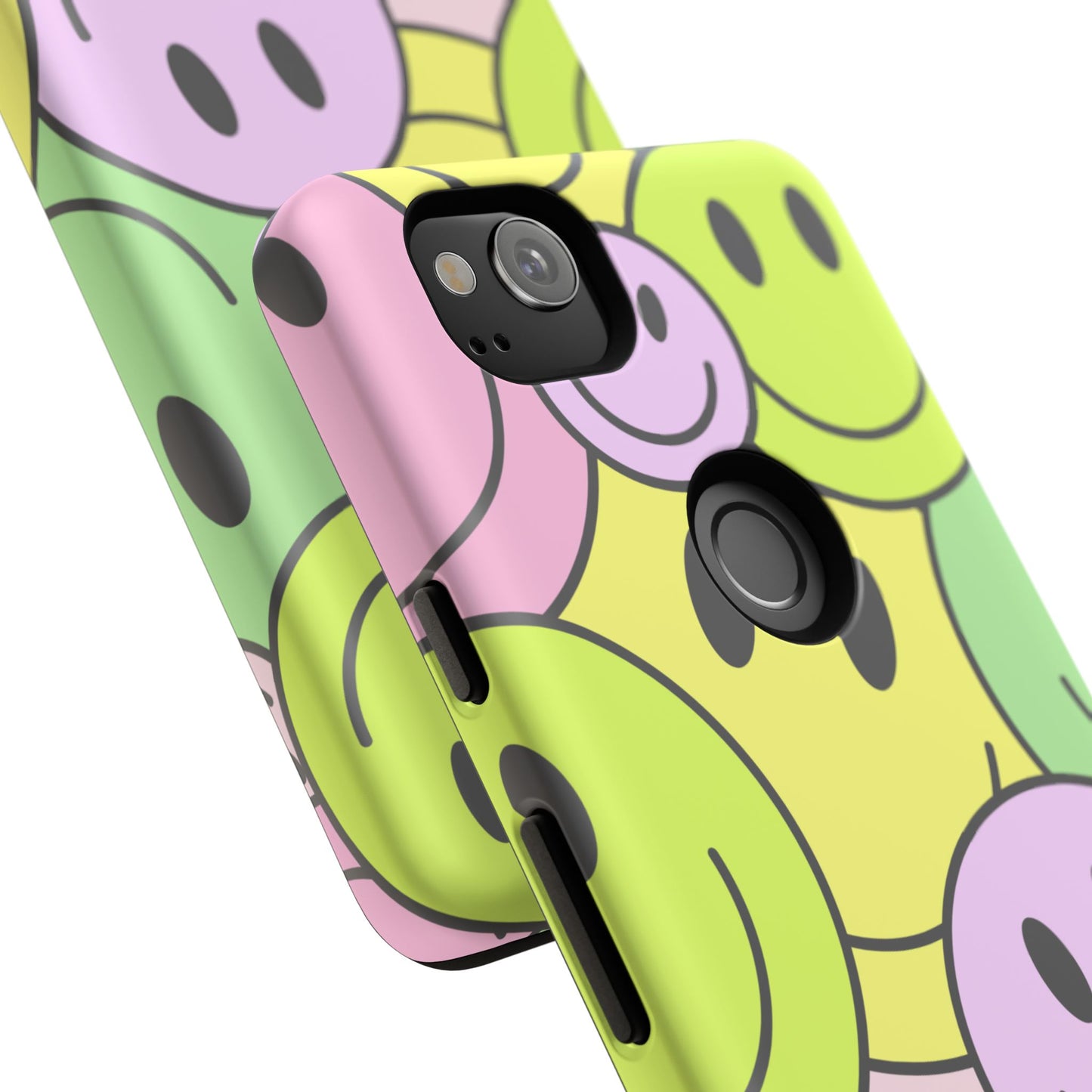 Colorful Smile Face Phone Case - Tough Protection & Fun Design