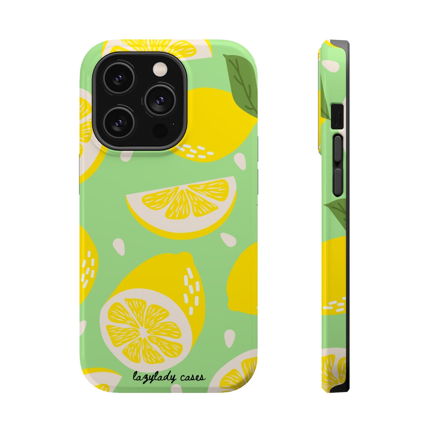Lemonade Vibe Magnetic Phone Case - Bright Citrus Design for Summer Fun
