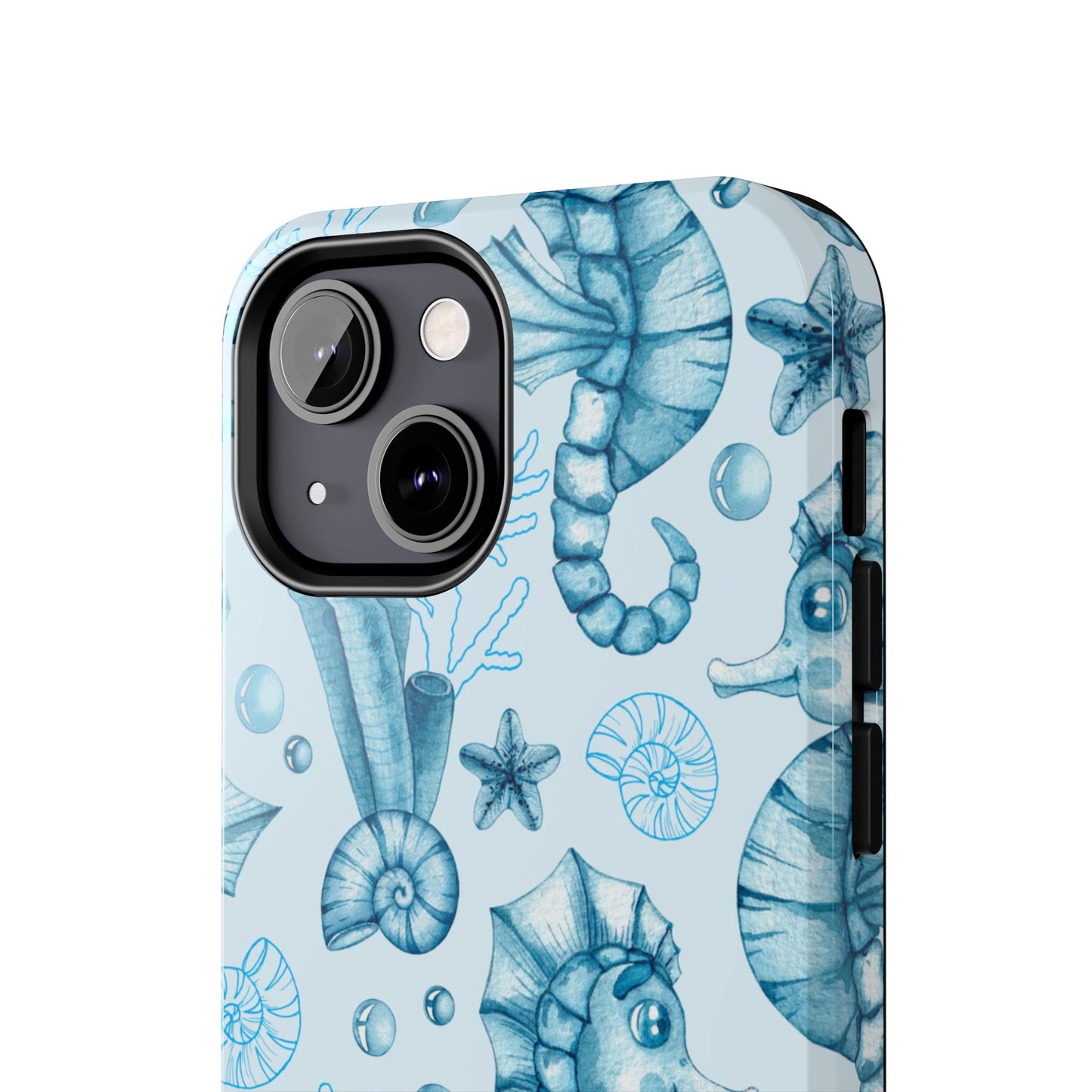 Coastal Seahorse Phone Case - Tough Protection with Beach Vibe