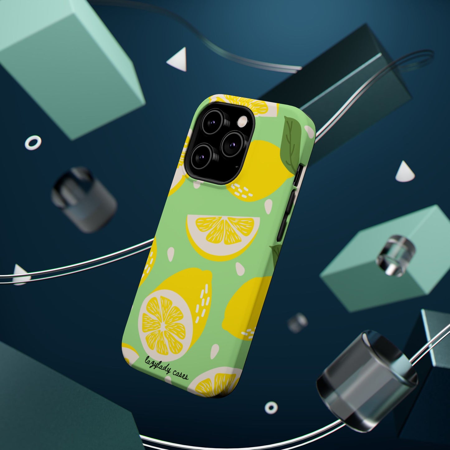 Lemonade Vibe Magnetic Phone Case - Bright Citrus Design for Summer Fun