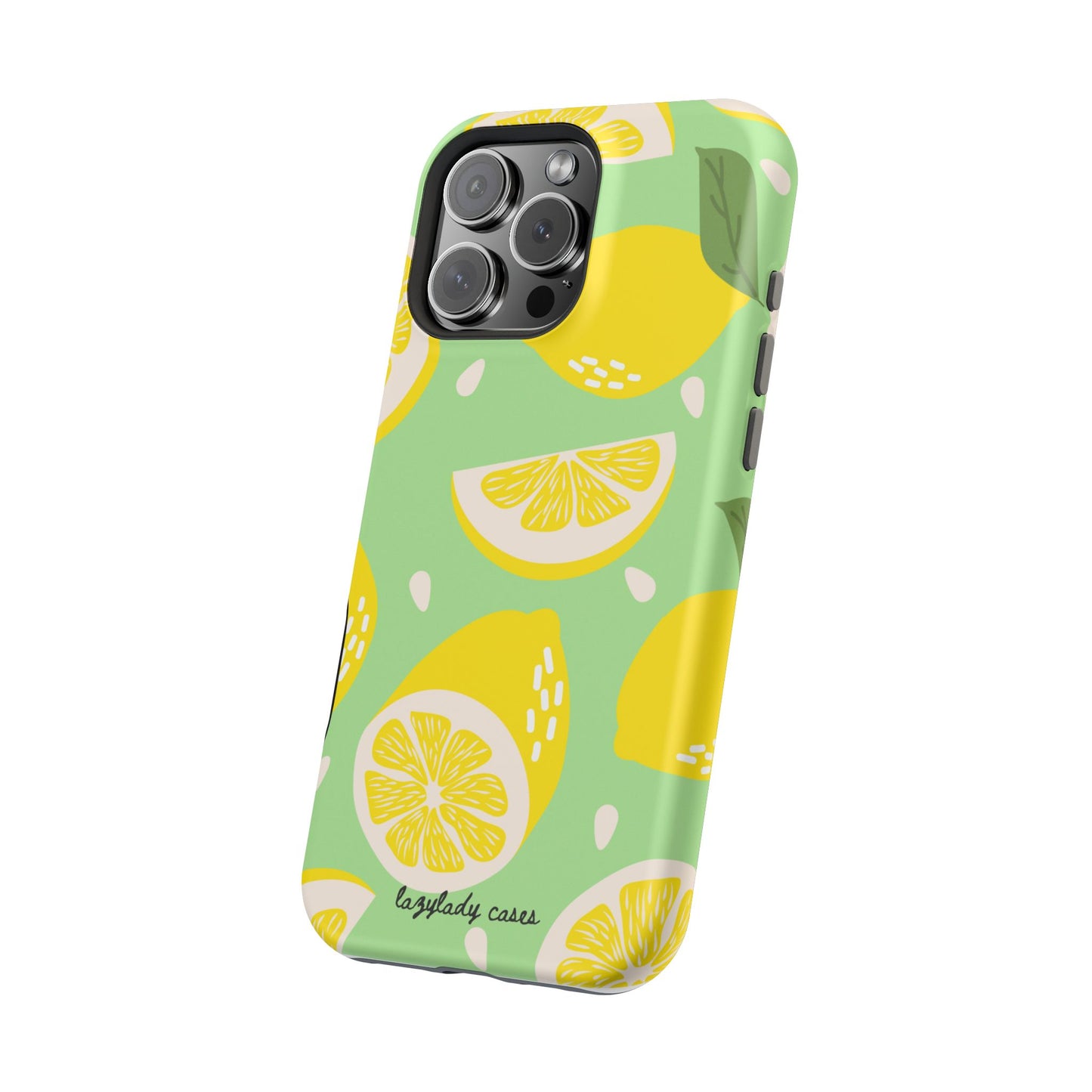 Lemonade Vibe Magnetic Phone Case - Bright Citrus Design for Summer Fun