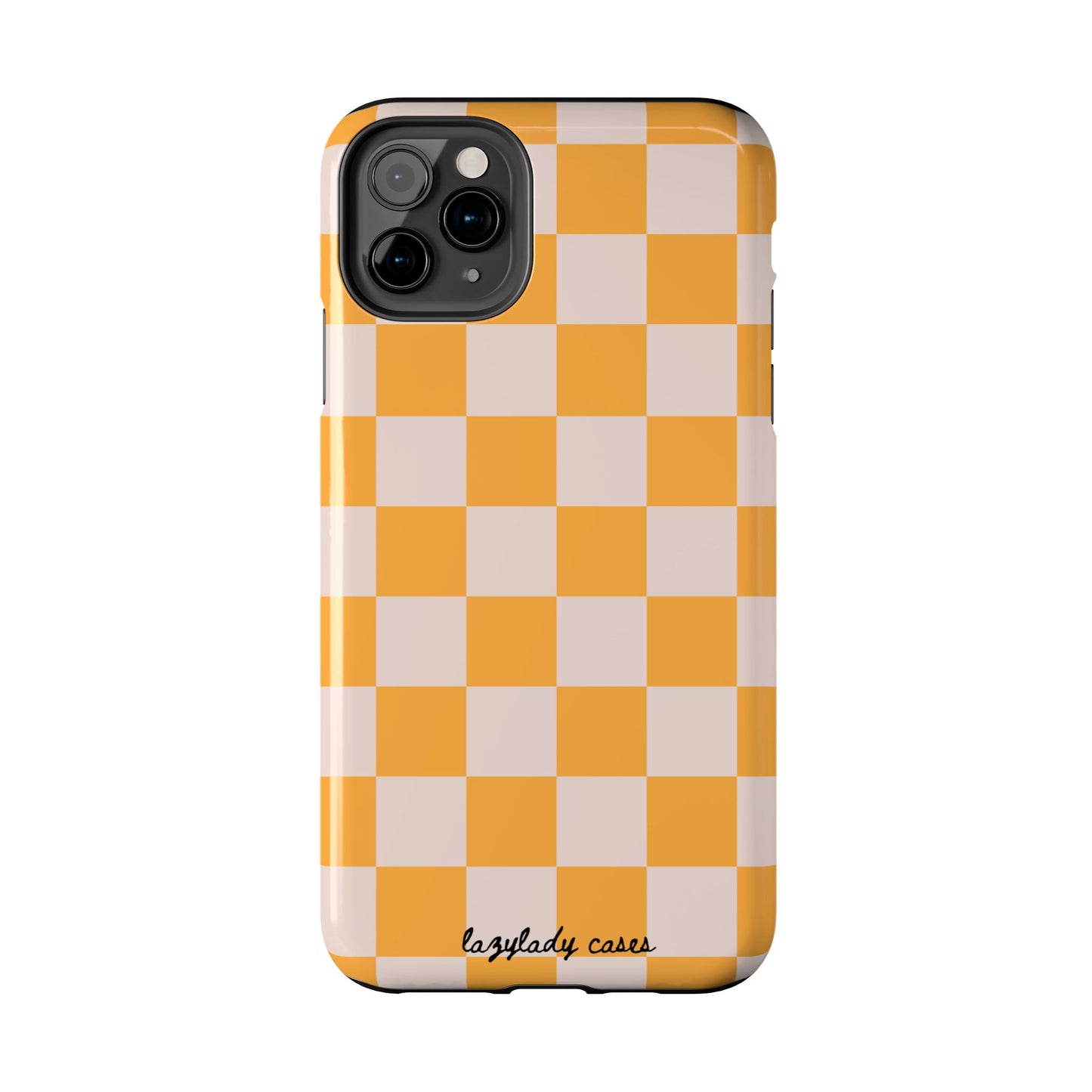 Bright Checkerboard Tough Phone Case - Stylish & Durable Protection