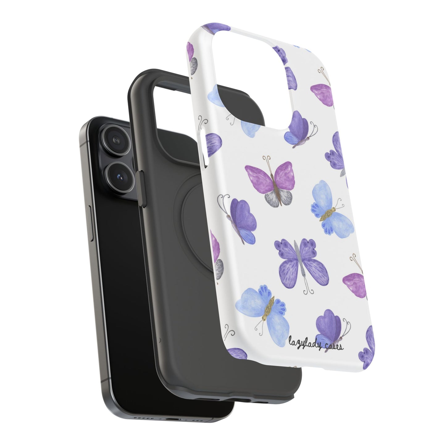 Butterfly Impact-Resistant Phone Case - Stylish & Durable Protection