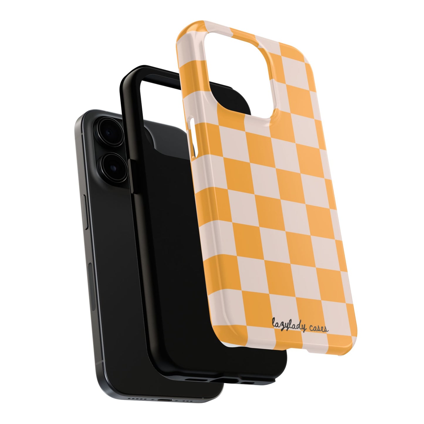 Bright Checkerboard Tough Phone Case - Stylish & Durable Protection
