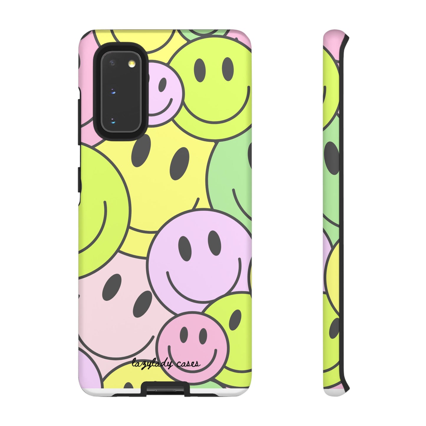 Colorful Smile Face Phone Case - Tough Protection & Fun Design