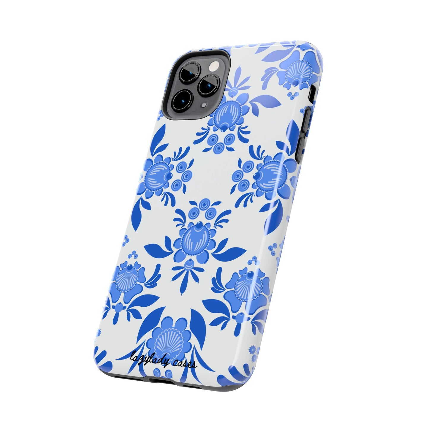 Floral Tough Phone Case - Stylish Protection for Everyday Use