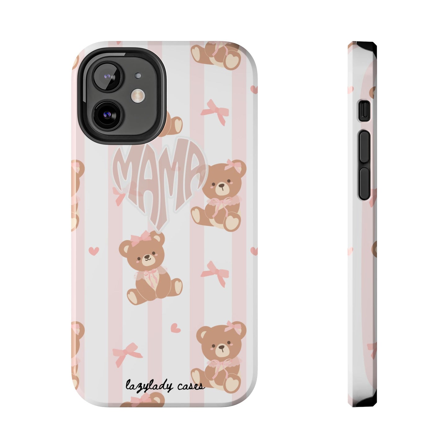 Cute Bear Mama Phone Case - Stylish Tough Case for Moms