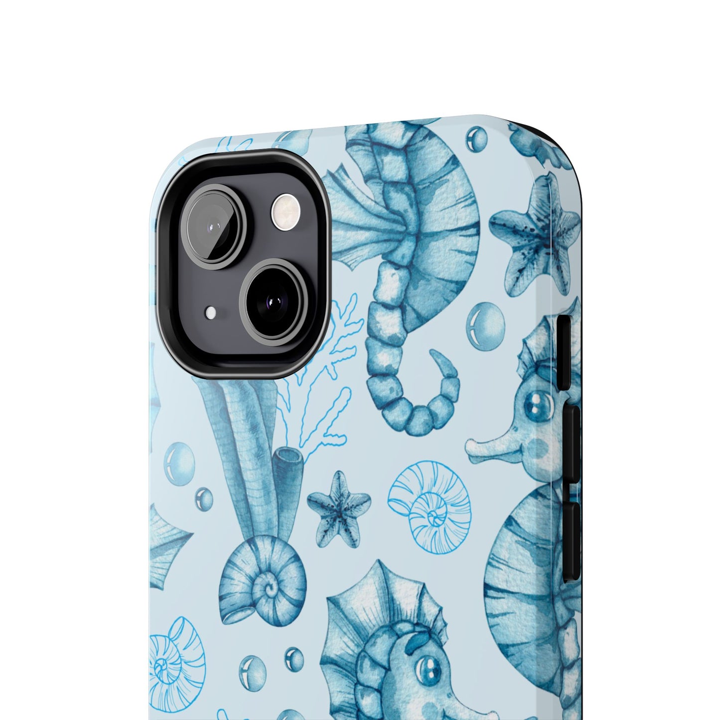 Coastal Seahorse Phone Case - Tough Protection with Beach Vibe