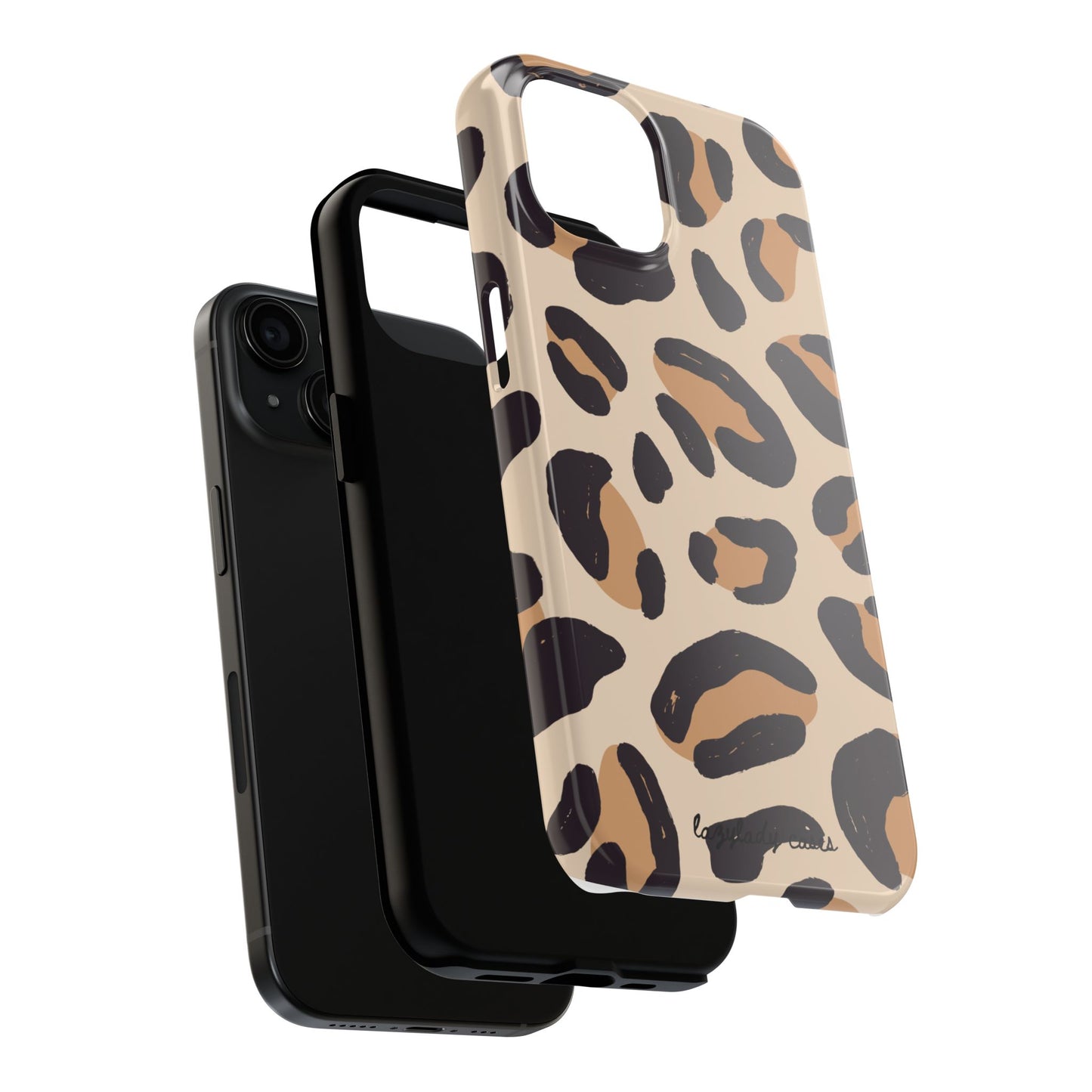 Chic Leopard Print Phone Case - Tough & Stylish Protection