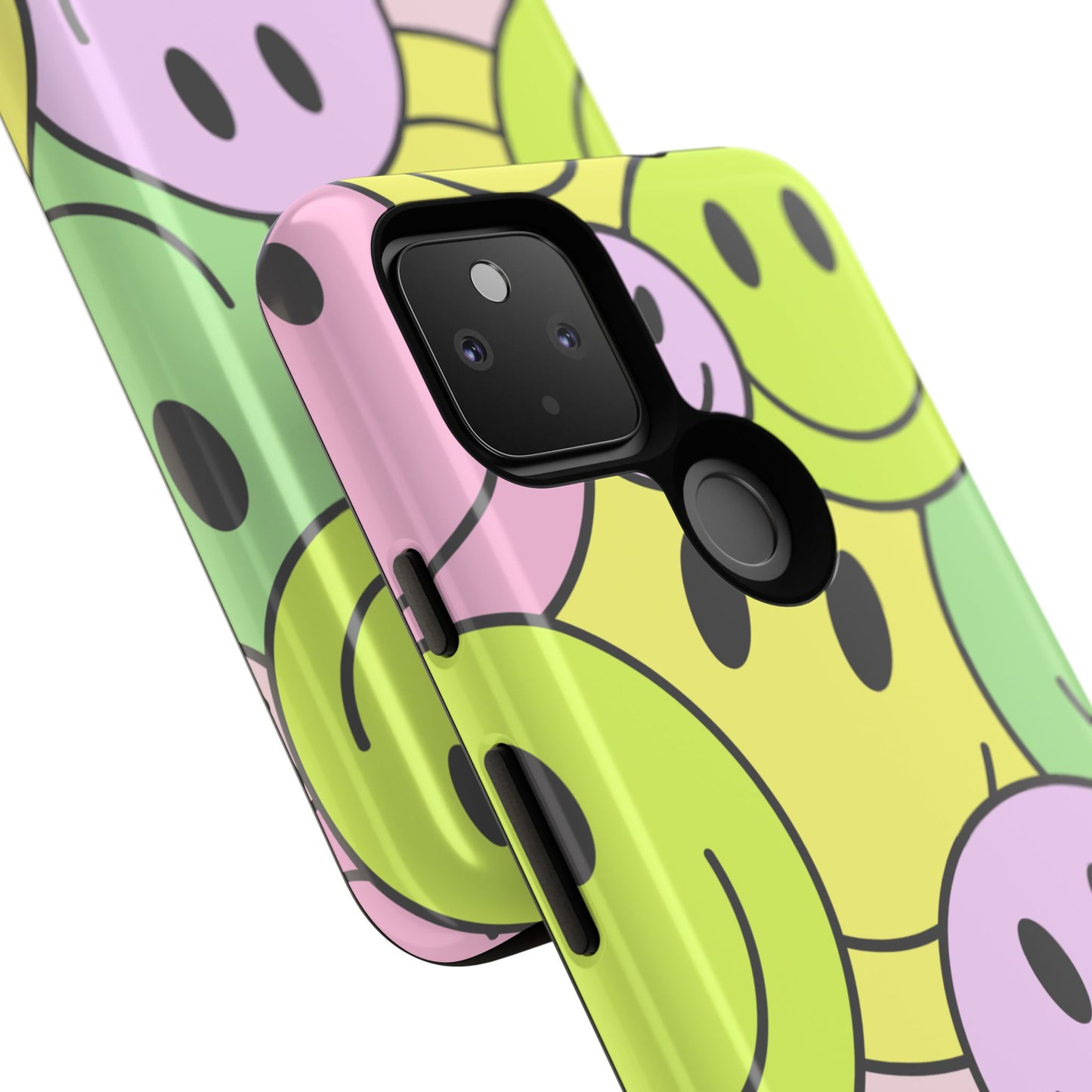 Colorful Smile Face Phone Case - Tough Protection & Fun Design