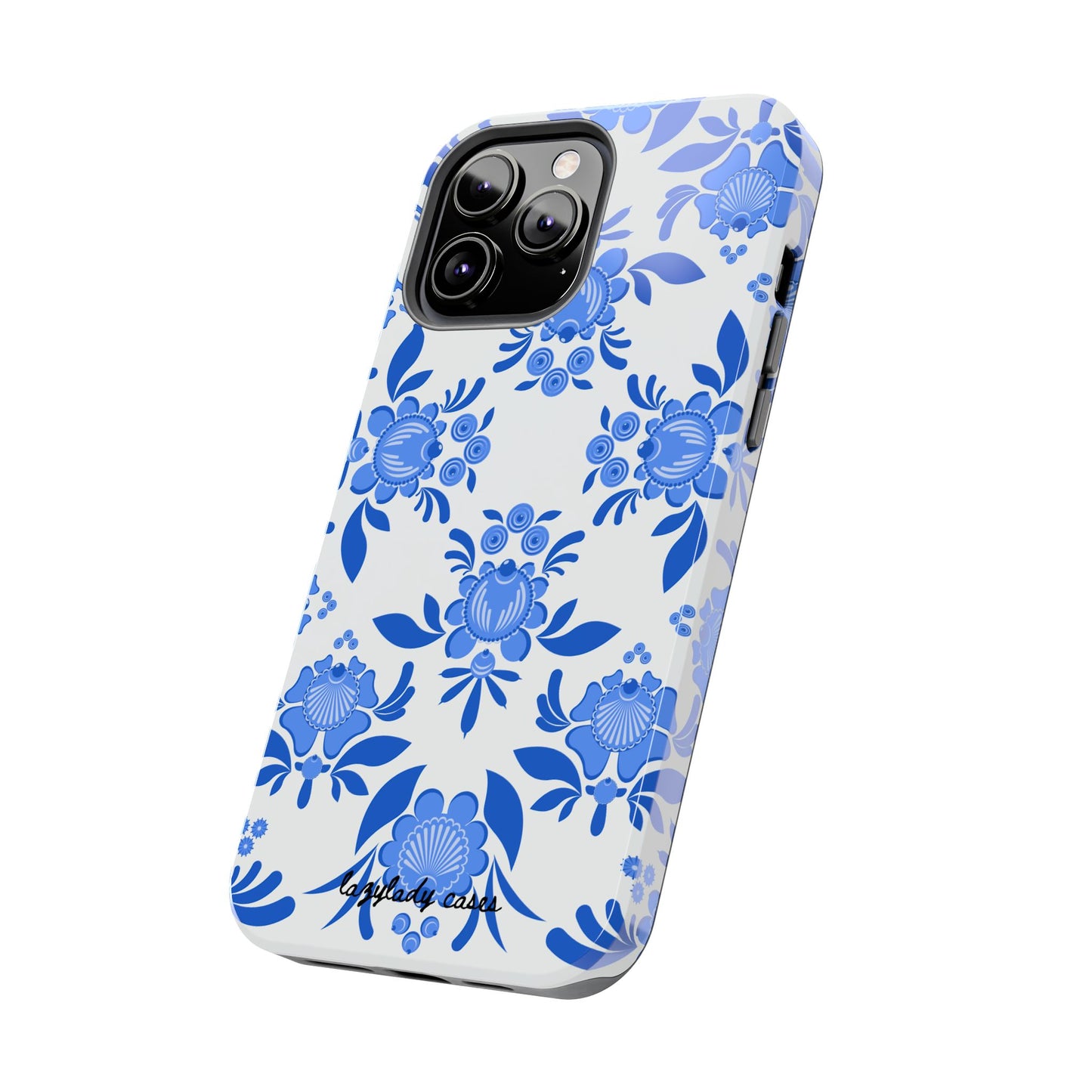 Floral Tough Phone Case - Stylish Protection for Everyday Use