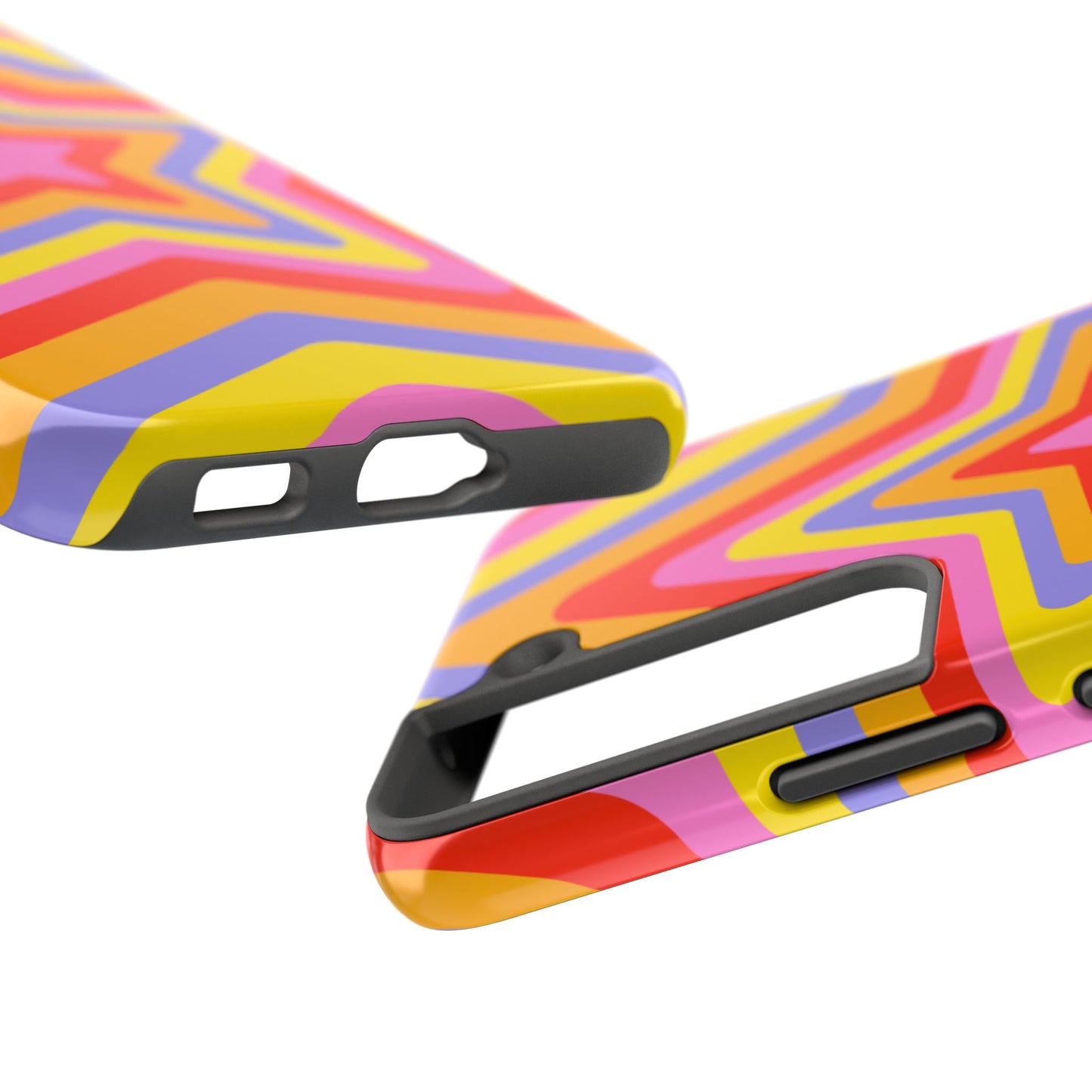 Colorful Star Pattern Tough Phone Cases | Durable Phone Cover, Unique Gifts, Trendy Accessories, Fun Tech Style
