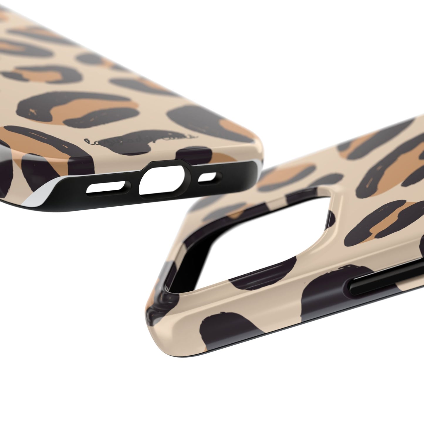 Chic Leopard Print Phone Case - Tough & Stylish Protection