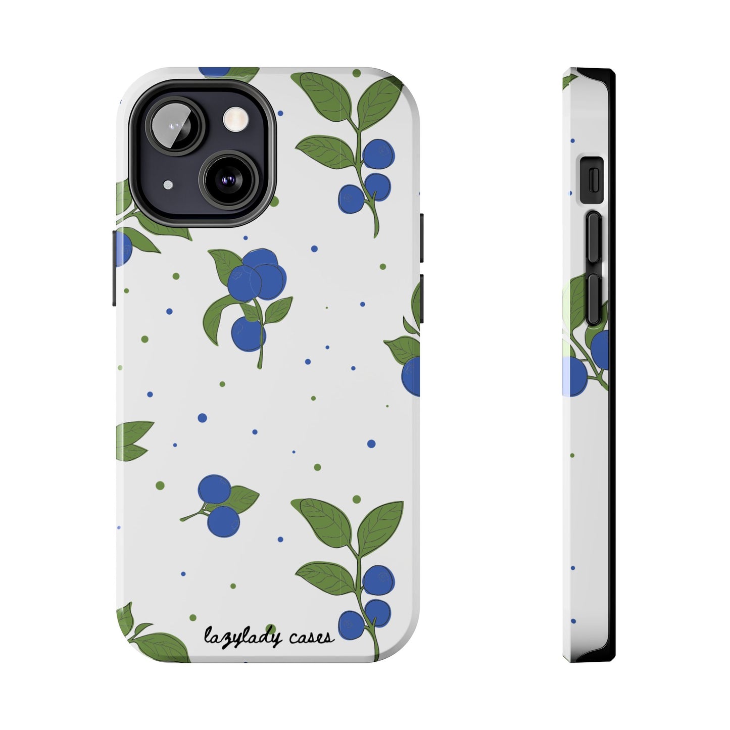 Blueberry Tough Phone Case - Durable Berry Design for Everyday Protection