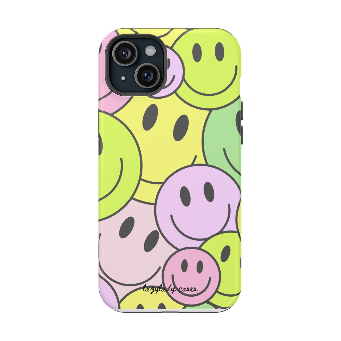 Colorful Smiley Face Magnetic Tough Case for Fun-Loving Individuals