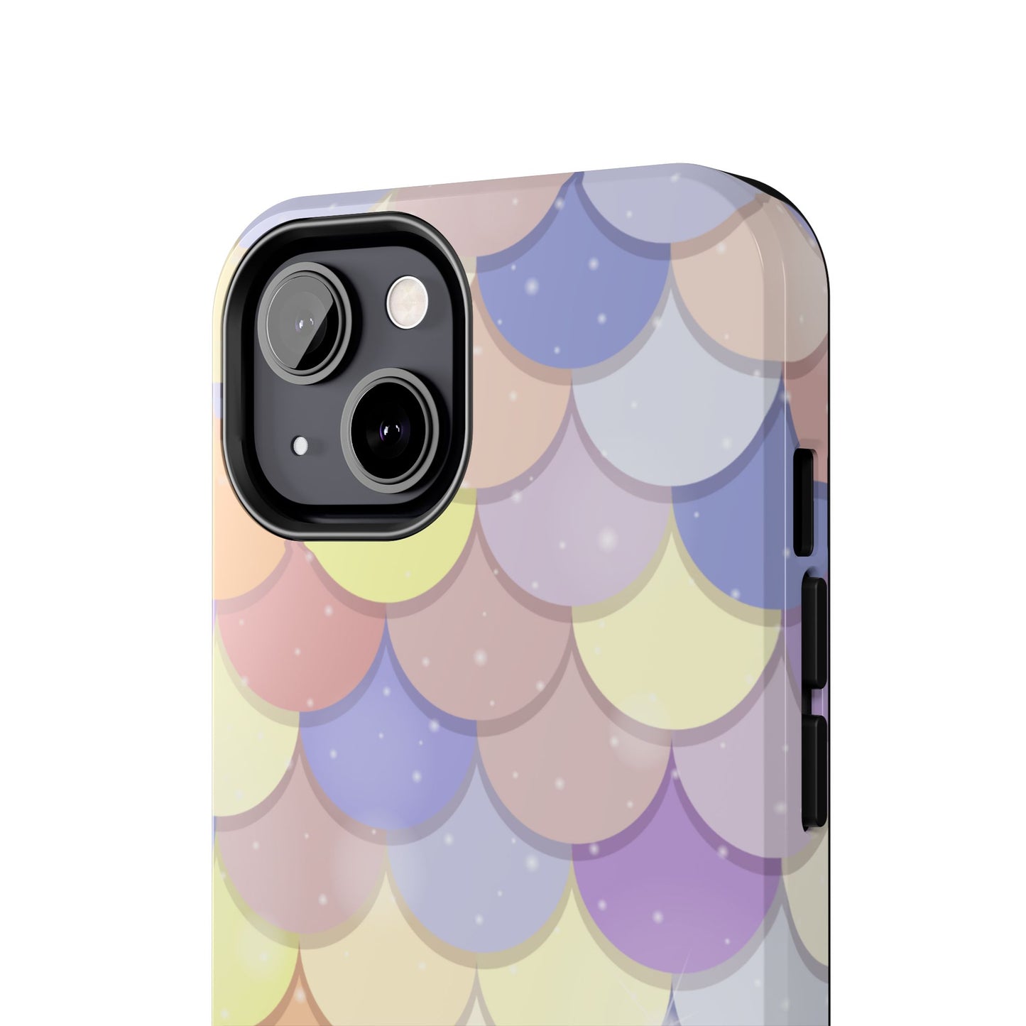Mermaid Scale Tough Phone Case - Durable Protection with Colorful Design