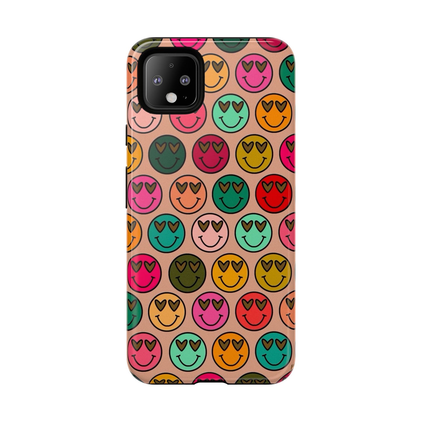 Colorful Smiley Phone Case | Tough Cases, Cute Phone Cover, Happy Vibes, Gift for Friends, Fun Phone Accessory