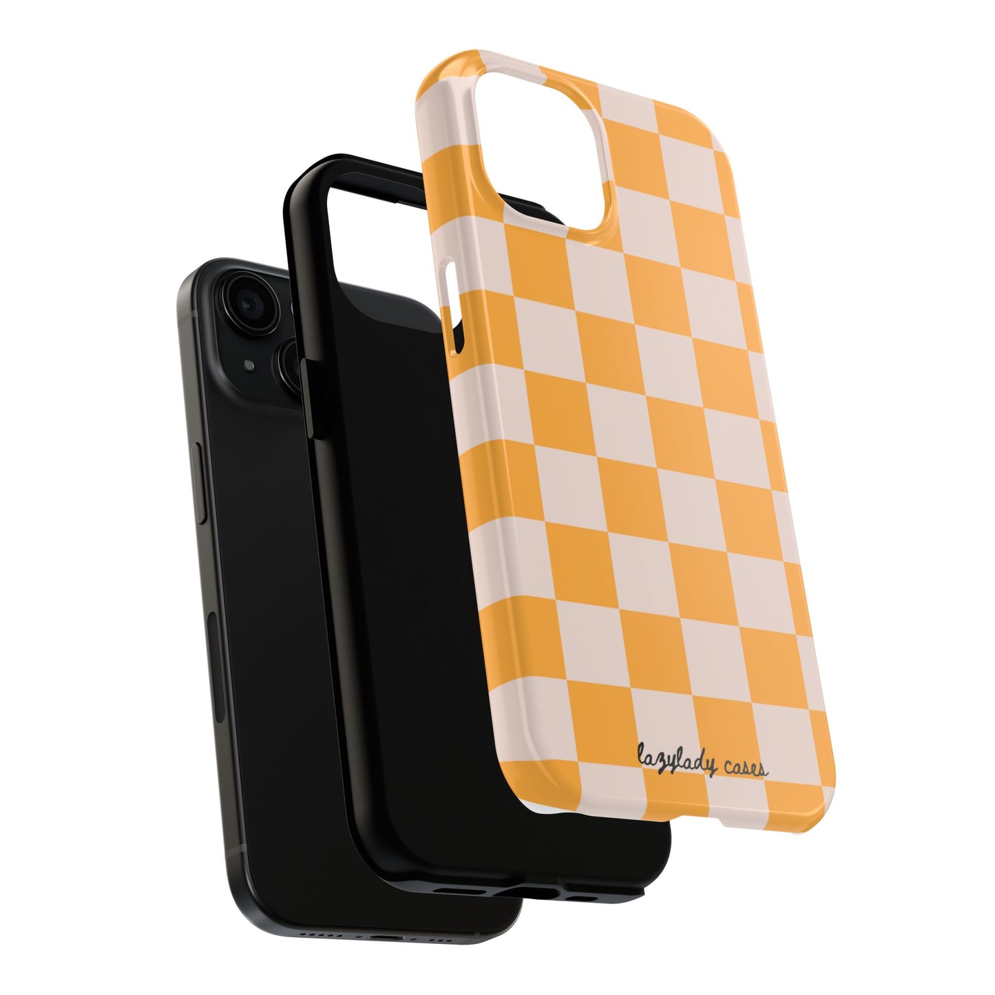 Bright Checkerboard Tough Phone Case - Stylish & Durable Protection