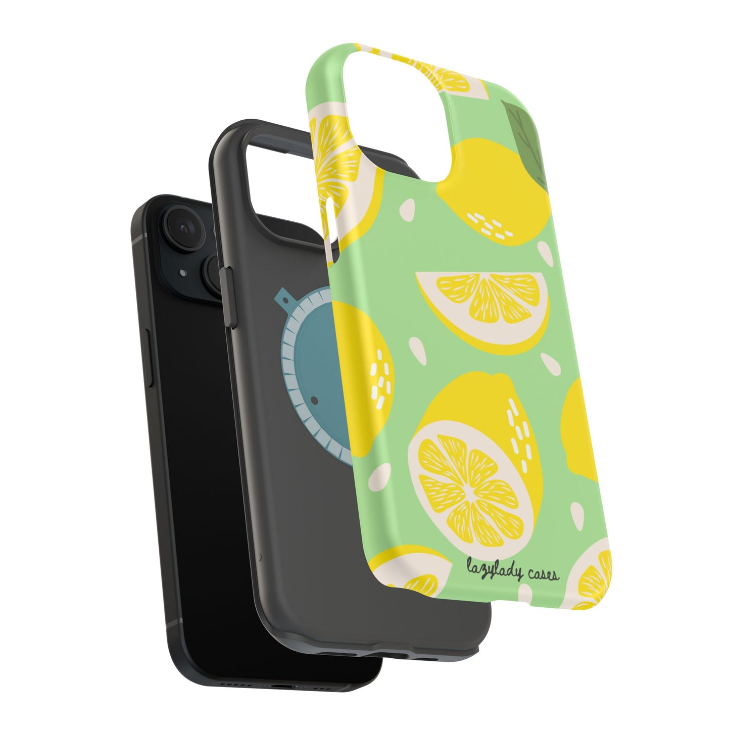 Lemonade Vibe Magnetic Phone Case - Bright Citrus Design for Summer Fun