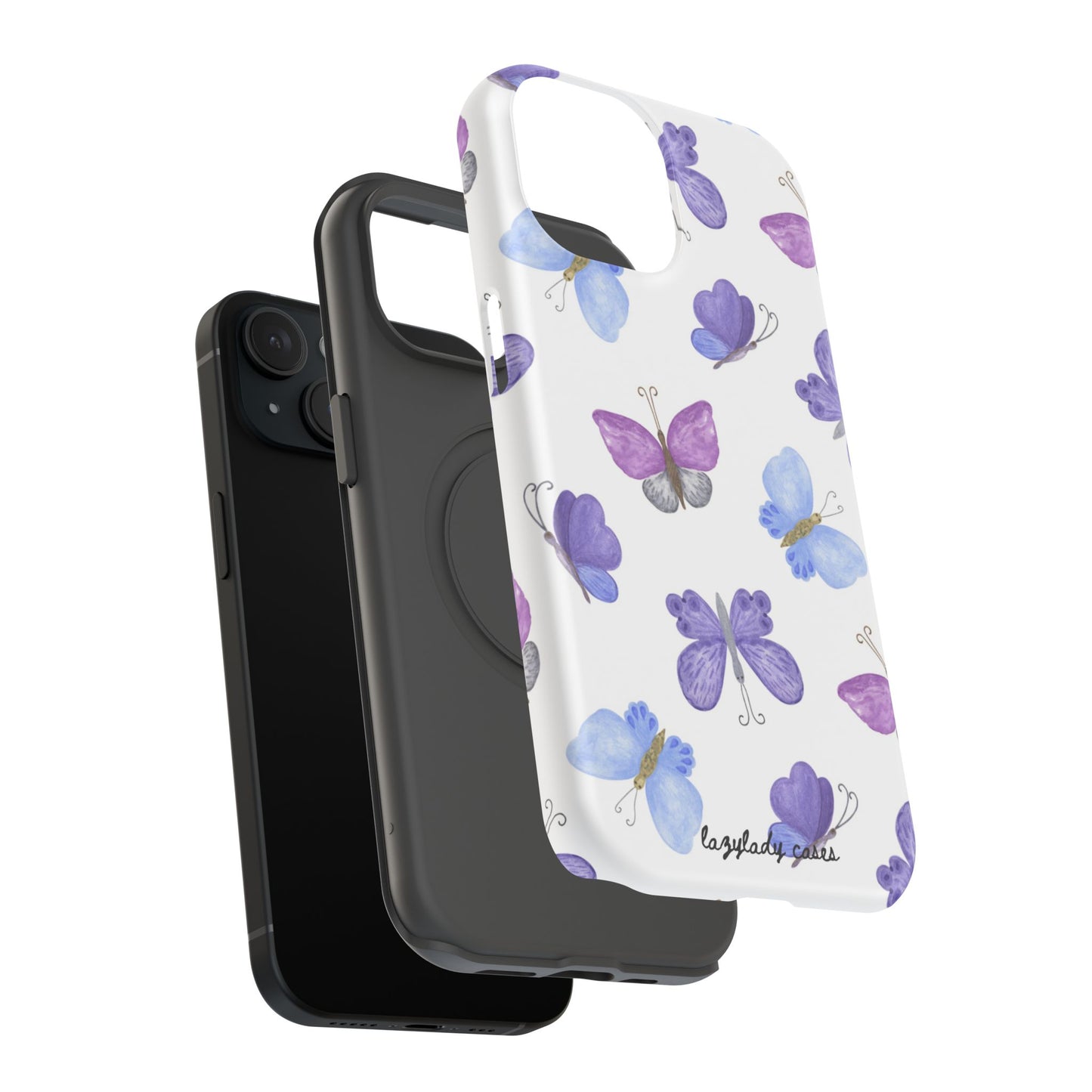 Butterfly Impact-Resistant Phone Case - Stylish & Durable Protection