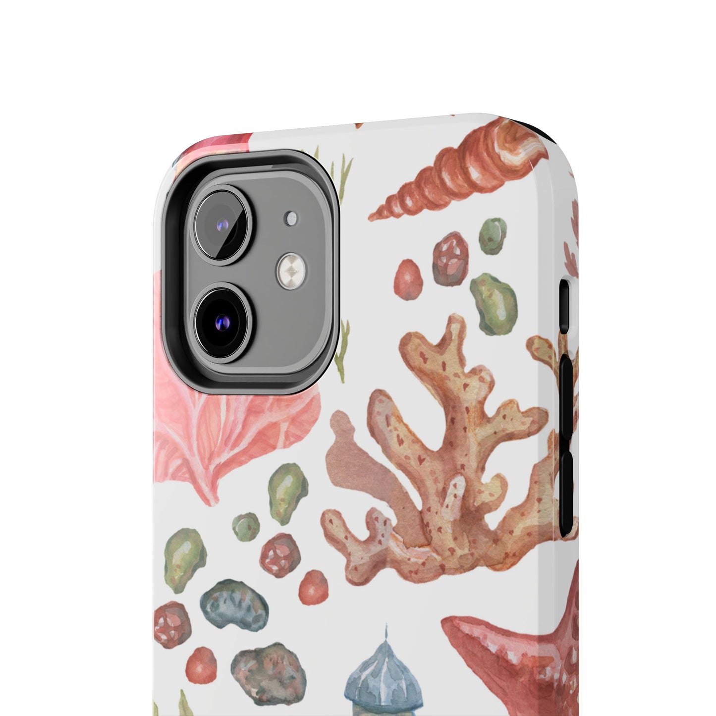 Coastal Art Tough Phone Cases - Stylish Beach Vibes with Lighthouse Design