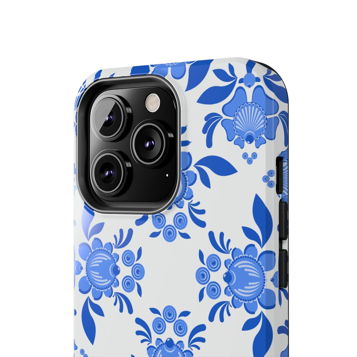 Floral Tough Phone Case - Stylish Protection for Everyday Use