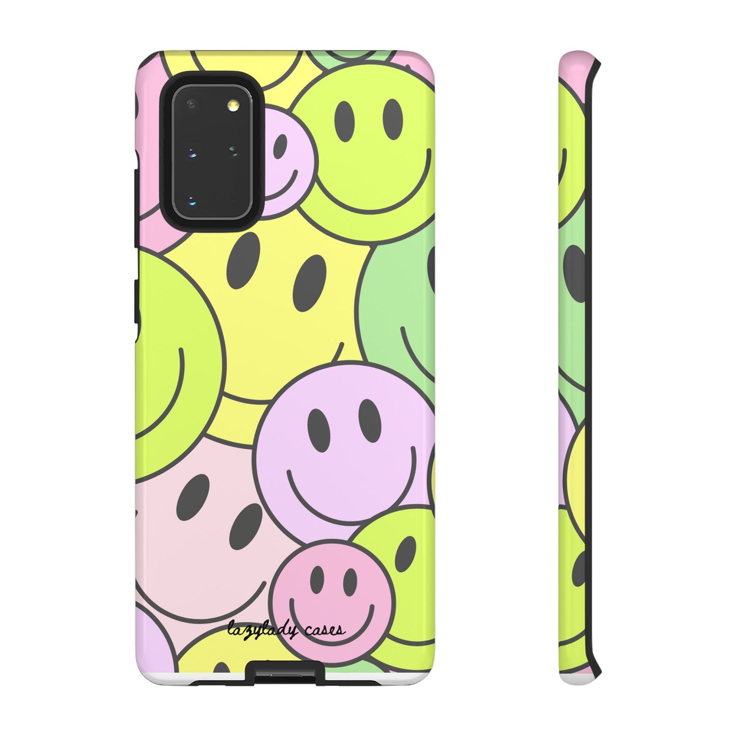 Colorful Smile Face Phone Case - Tough Protection & Fun Design