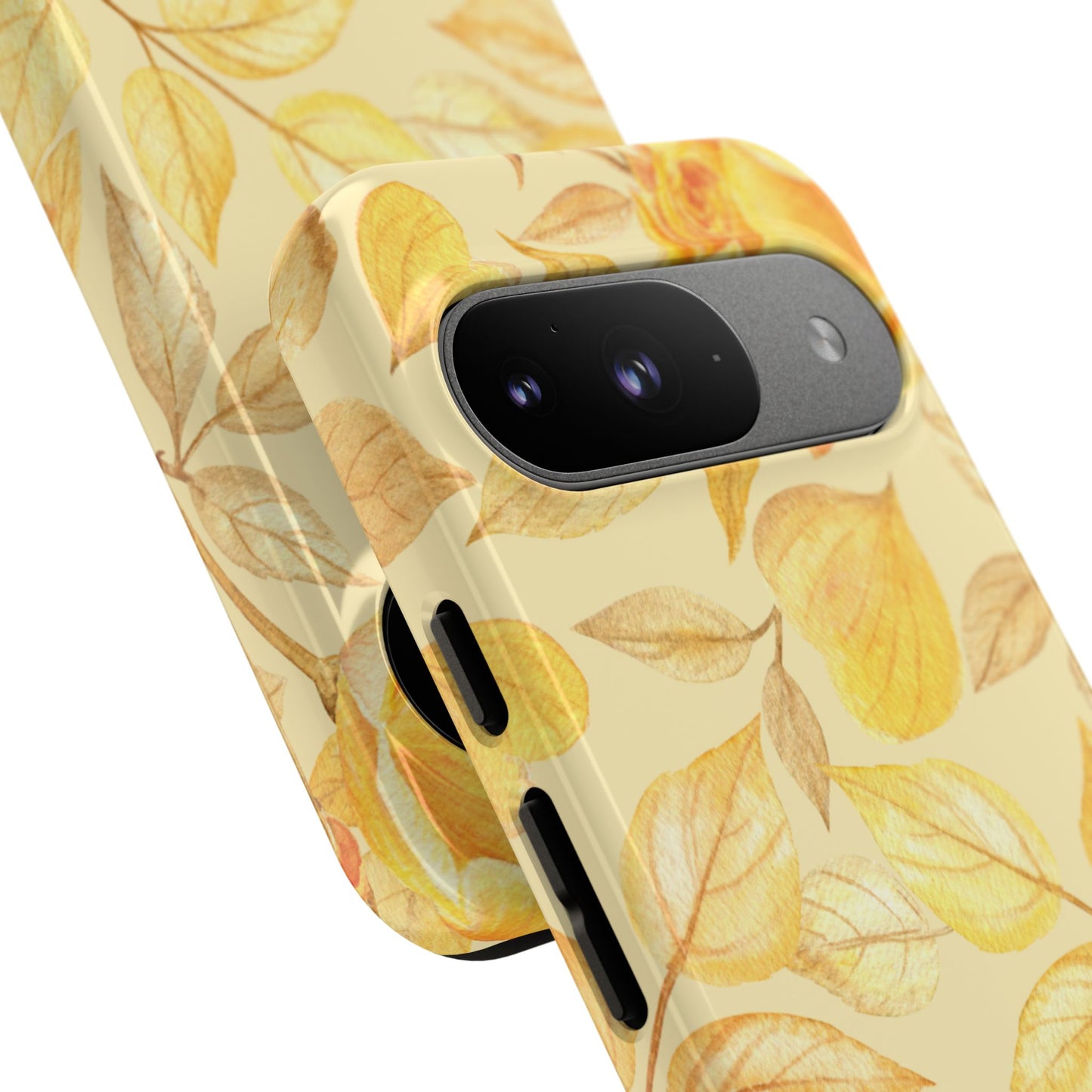 Yellow Dusk Tough Phone Case - Yellow Rose Design