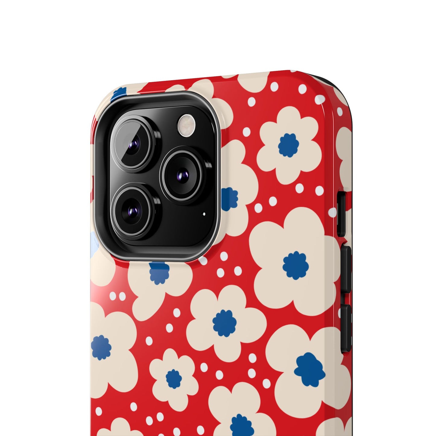Blossom Floral Tough Phone Case - Durable Protection with Vintage Charm