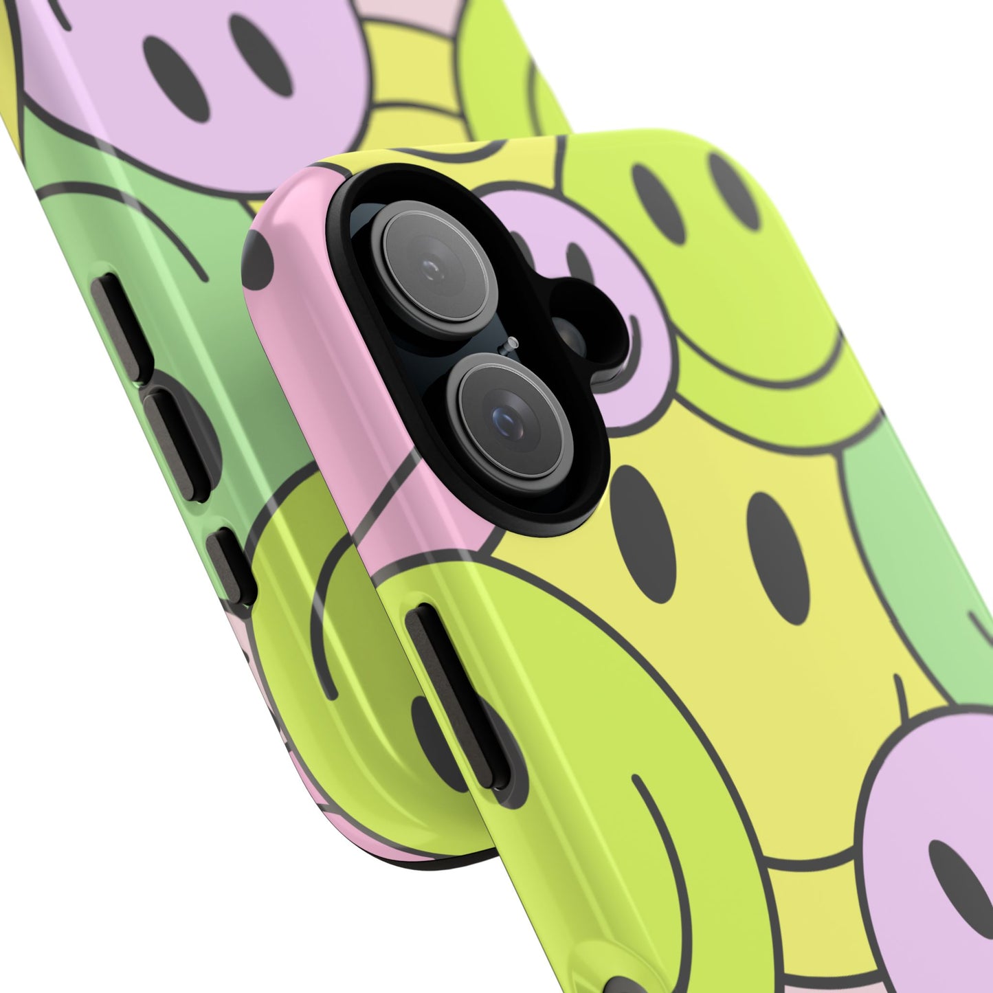 Colorful Smile Face Phone Case - Tough Protection & Fun Design