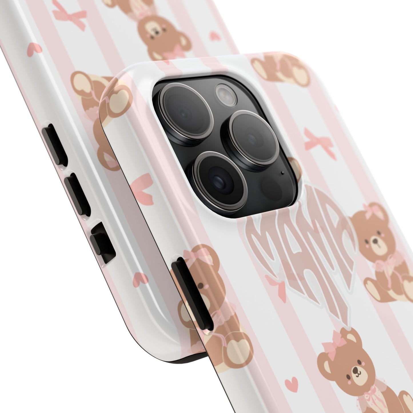 Cute Bear Mama Phone Case - Stylish Tough Case for Moms