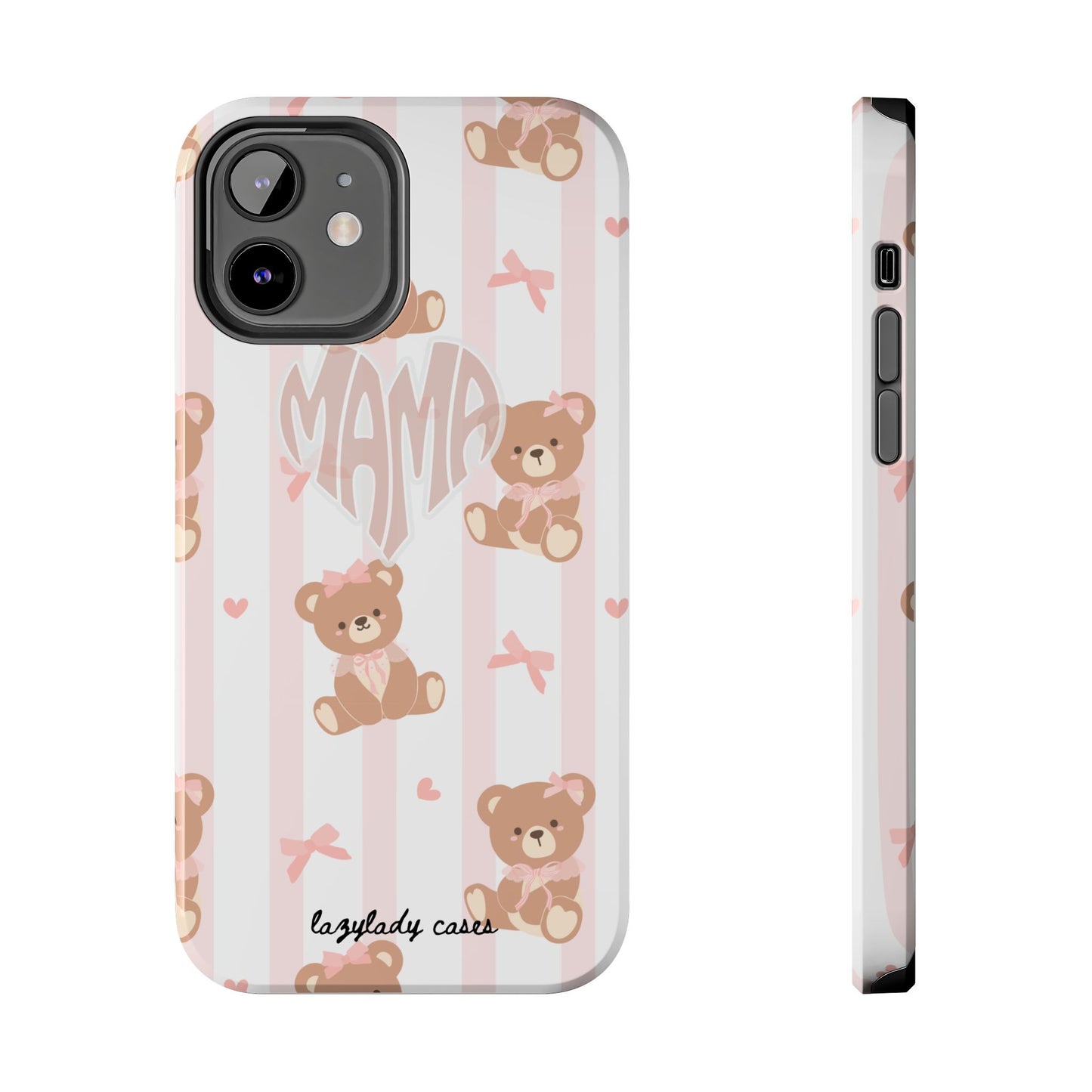 Cute Bear Mama Phone Case - Stylish Tough Case for Moms