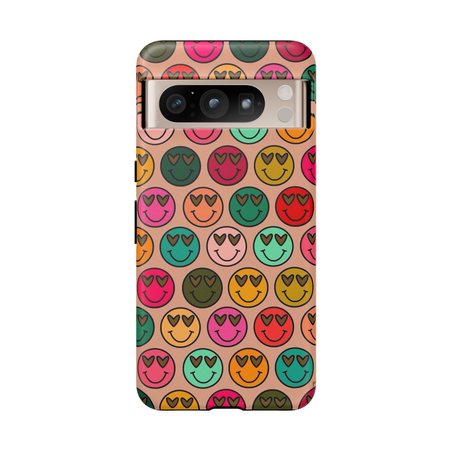Colorful Smiley Phone Case | Tough Cases, Cute Phone Cover, Happy Vibes, Gift for Friends, Fun Phone Accessory