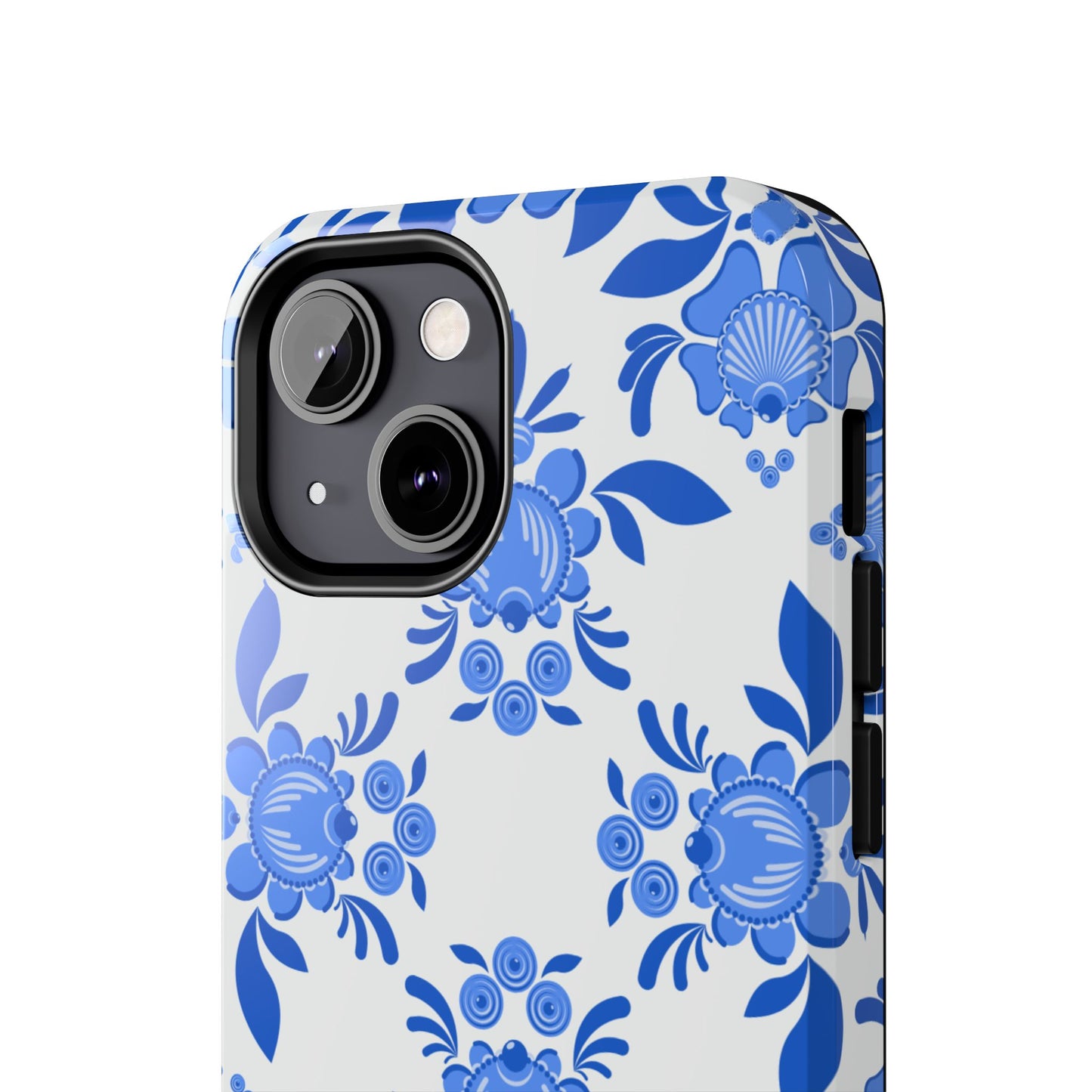 Floral Tough Phone Case - Stylish Protection for Everyday Use